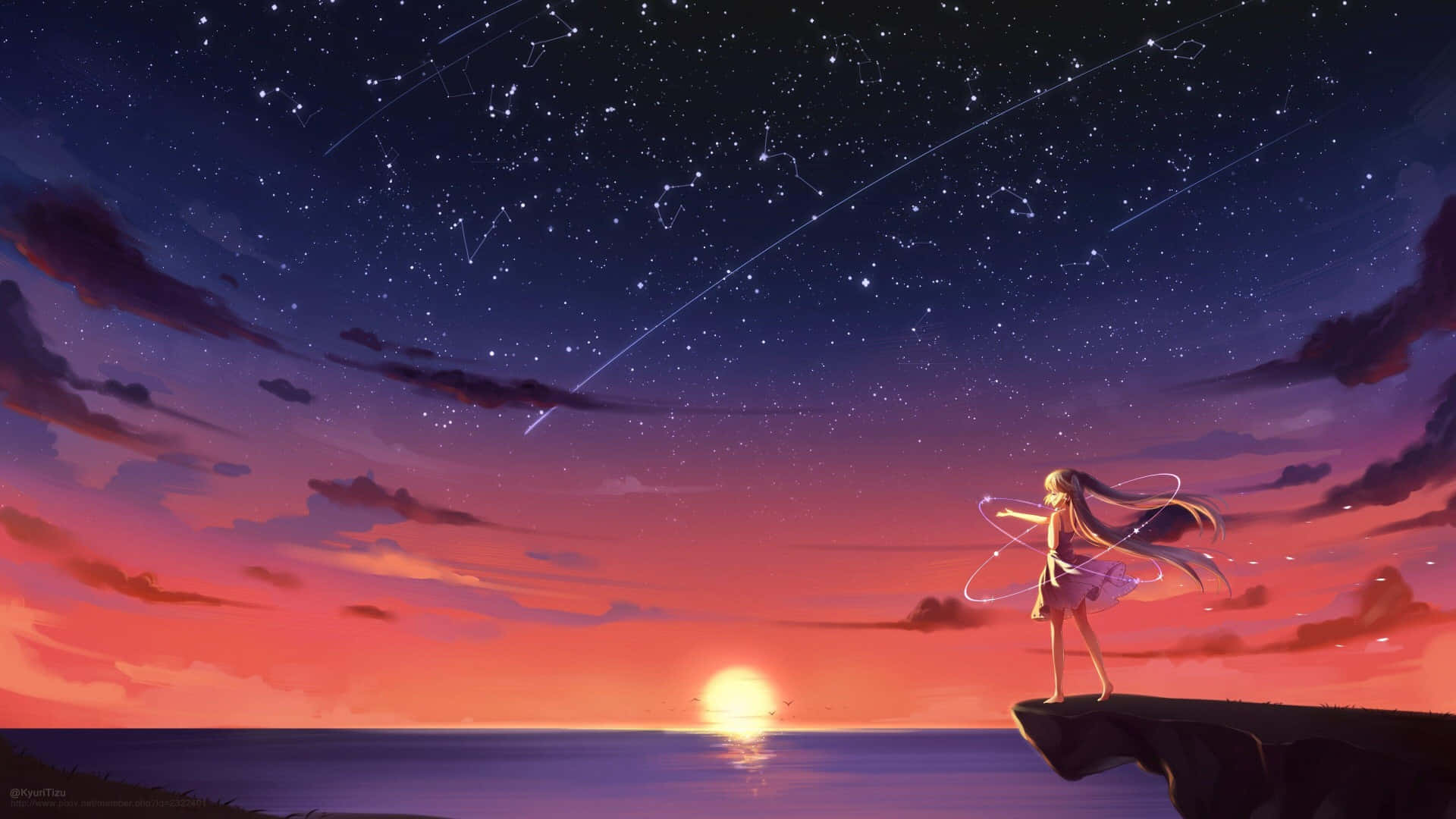 "Anime Estetiğinin Güzelliği" Duvar Kağıdı