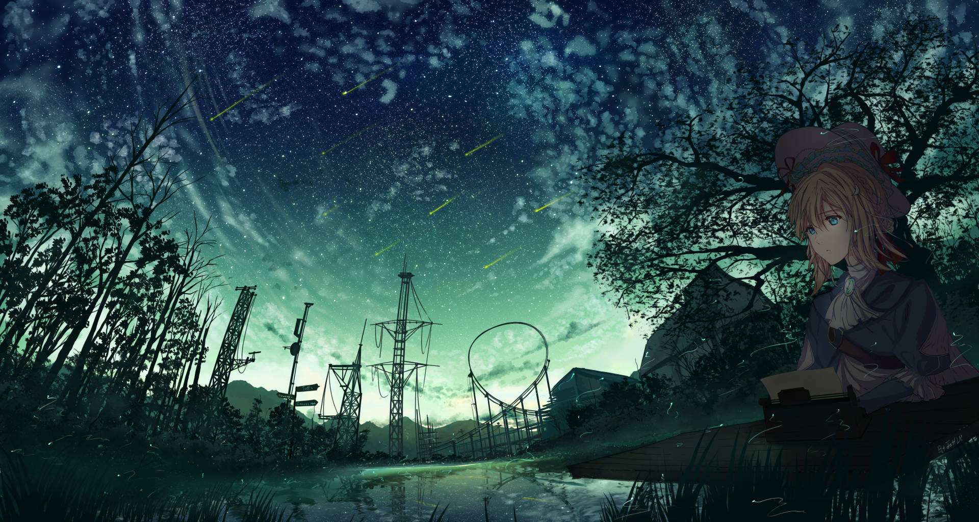 Anime Karakterleri Violet Evergarden Duvar Kağıdı