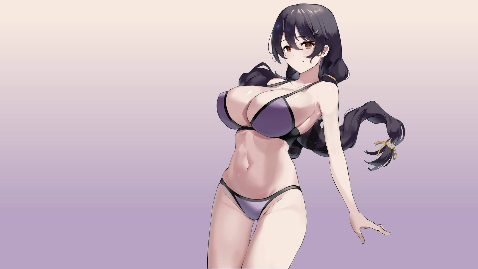 Anime Kızları Göğüs Bikini