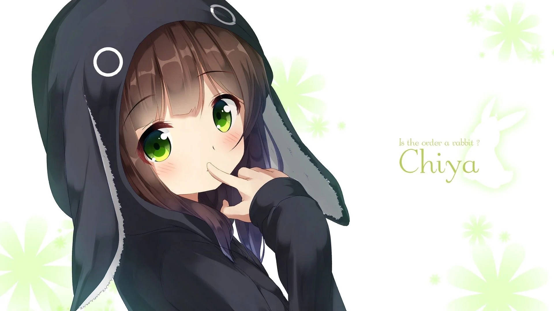 Anime Kızı Hoodie Chiya Duvar Kağıdı