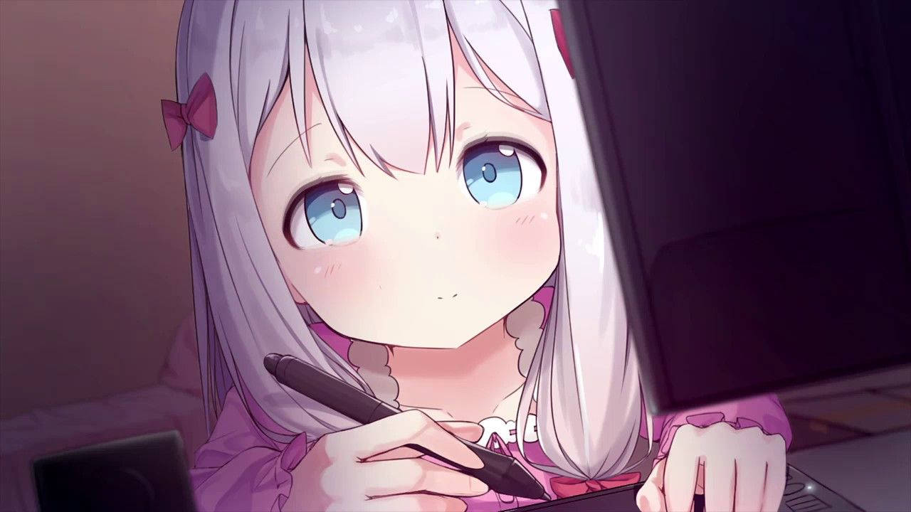 Anime Kızı Izumi Sagiri Duvar Kağıdı