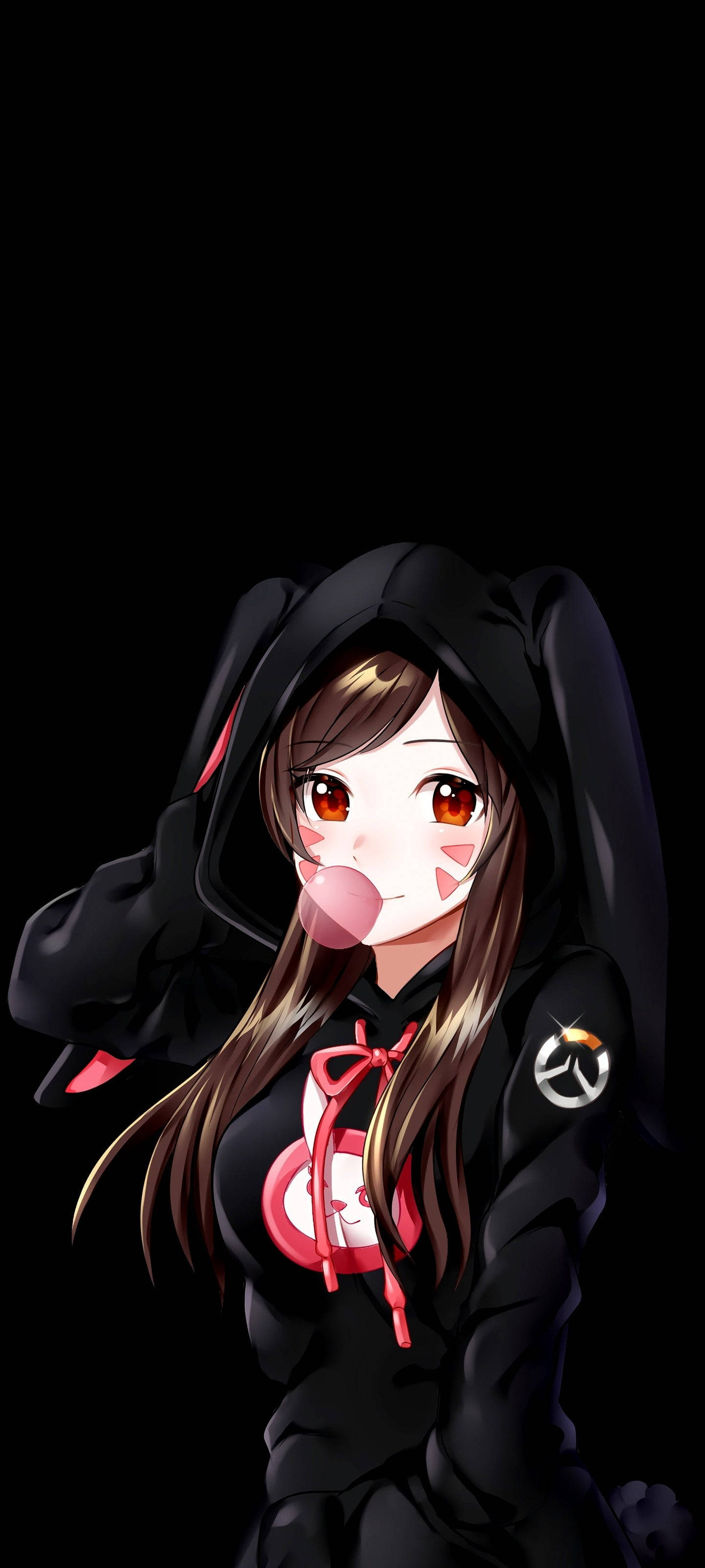 Anime Kızı OLED Telefon Duvar Kağıdı