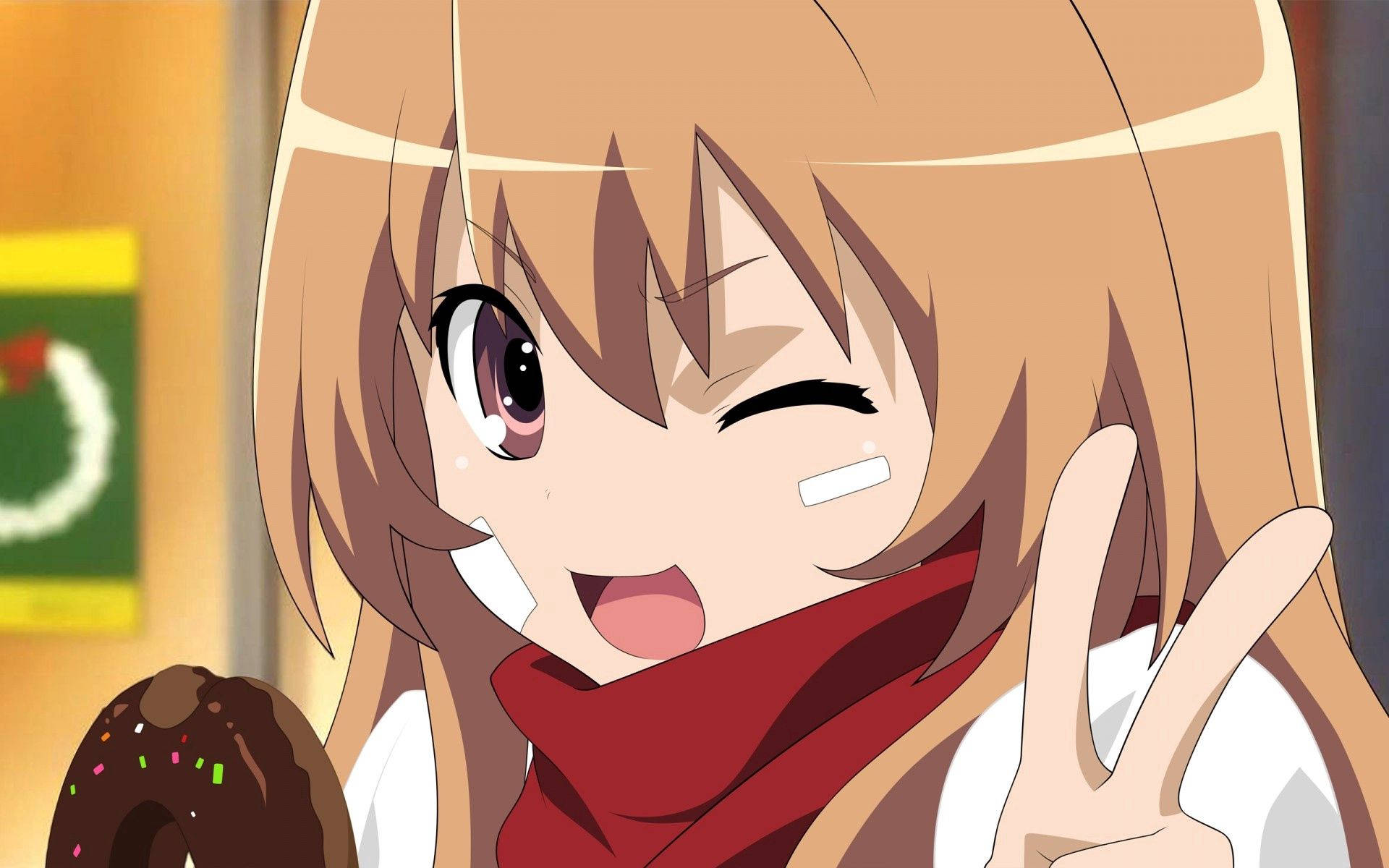 Anime Kızı Taiga Aisaka Duvar Kağıdı