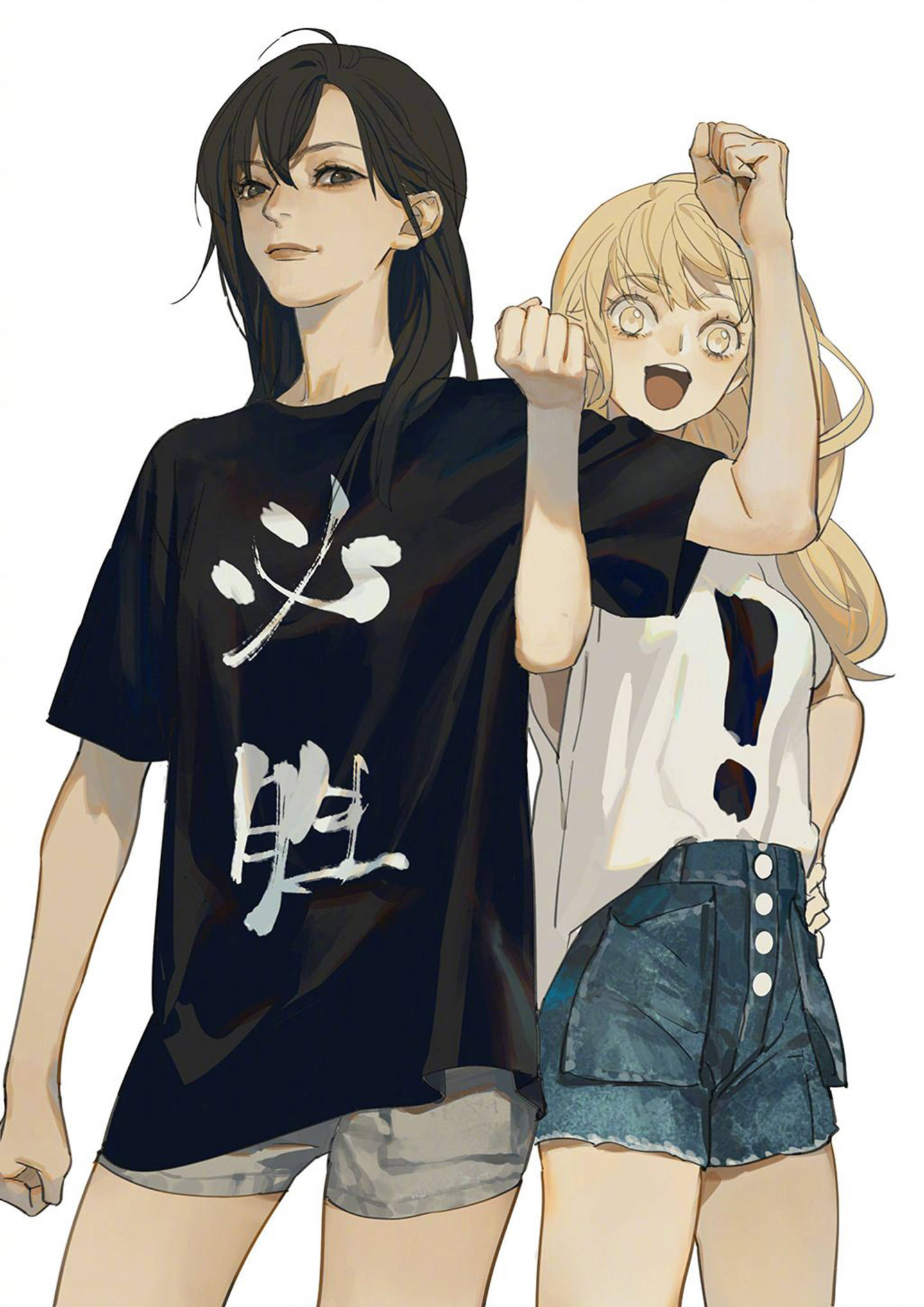 Anime Lezbiyen Manga Duvar Kağıdı