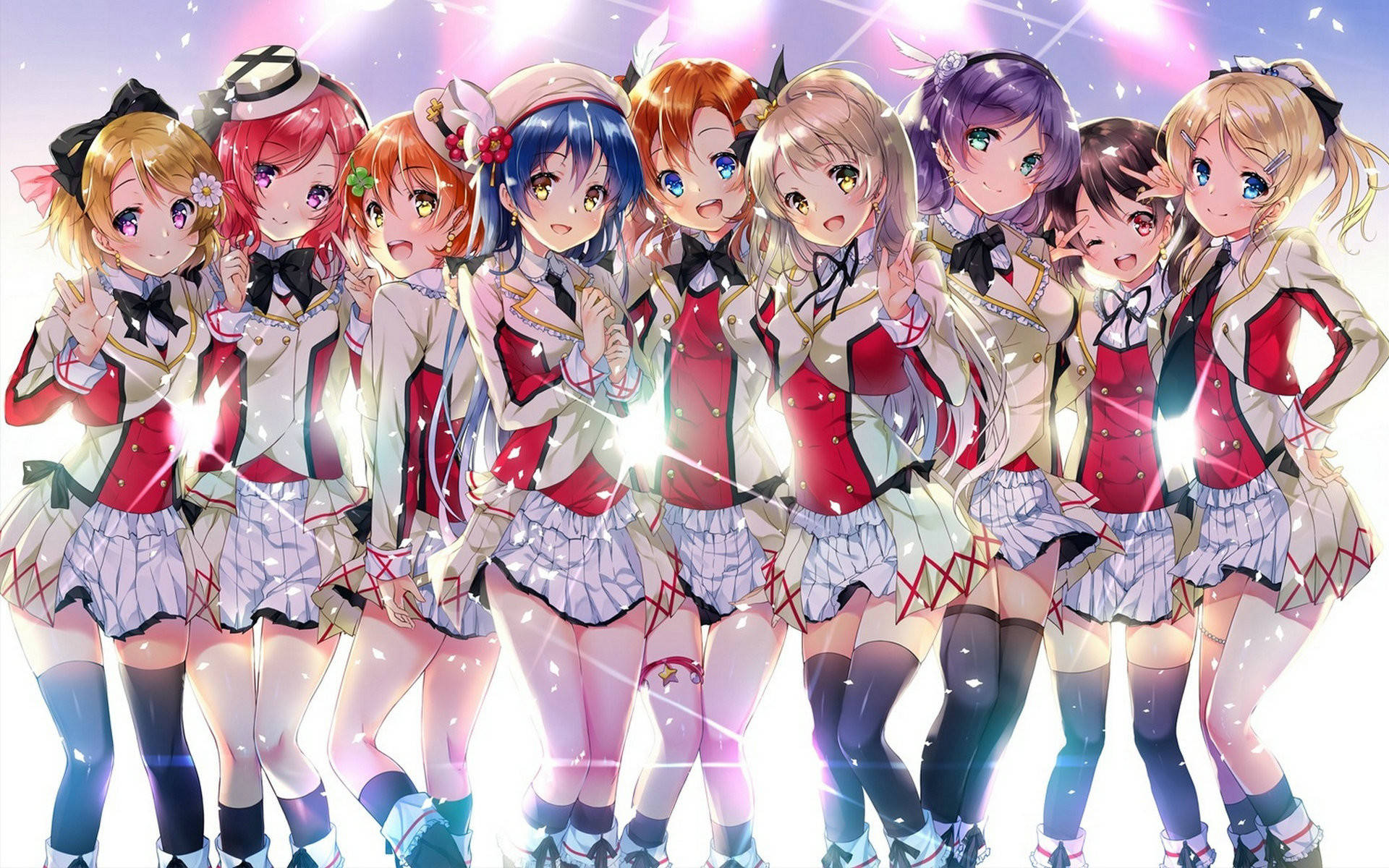 Anime Love Live Idoller duvar kağıdı — Anime canlı GIF Duvar Kağıdı