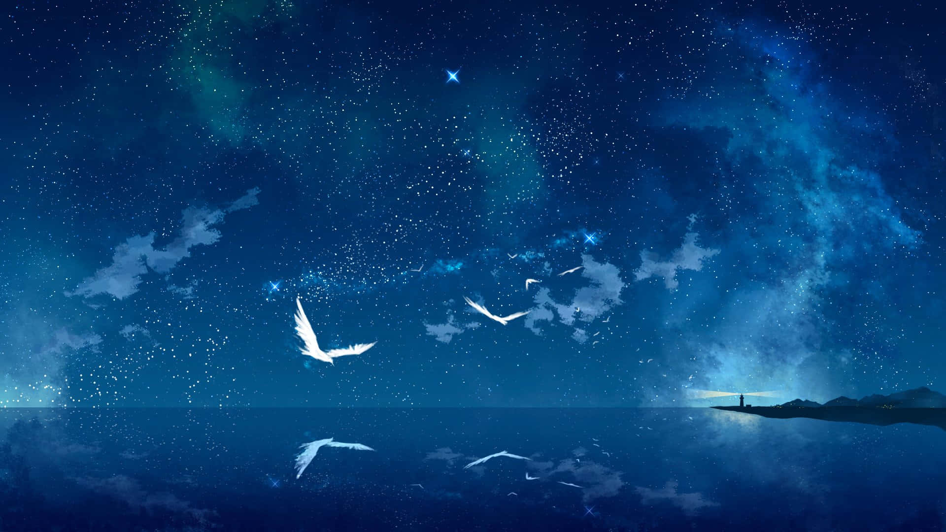 Anime Manzarasının Büyüleyici Güzelliğinin Keyfini Çıkarın Duvar Kağıdı
