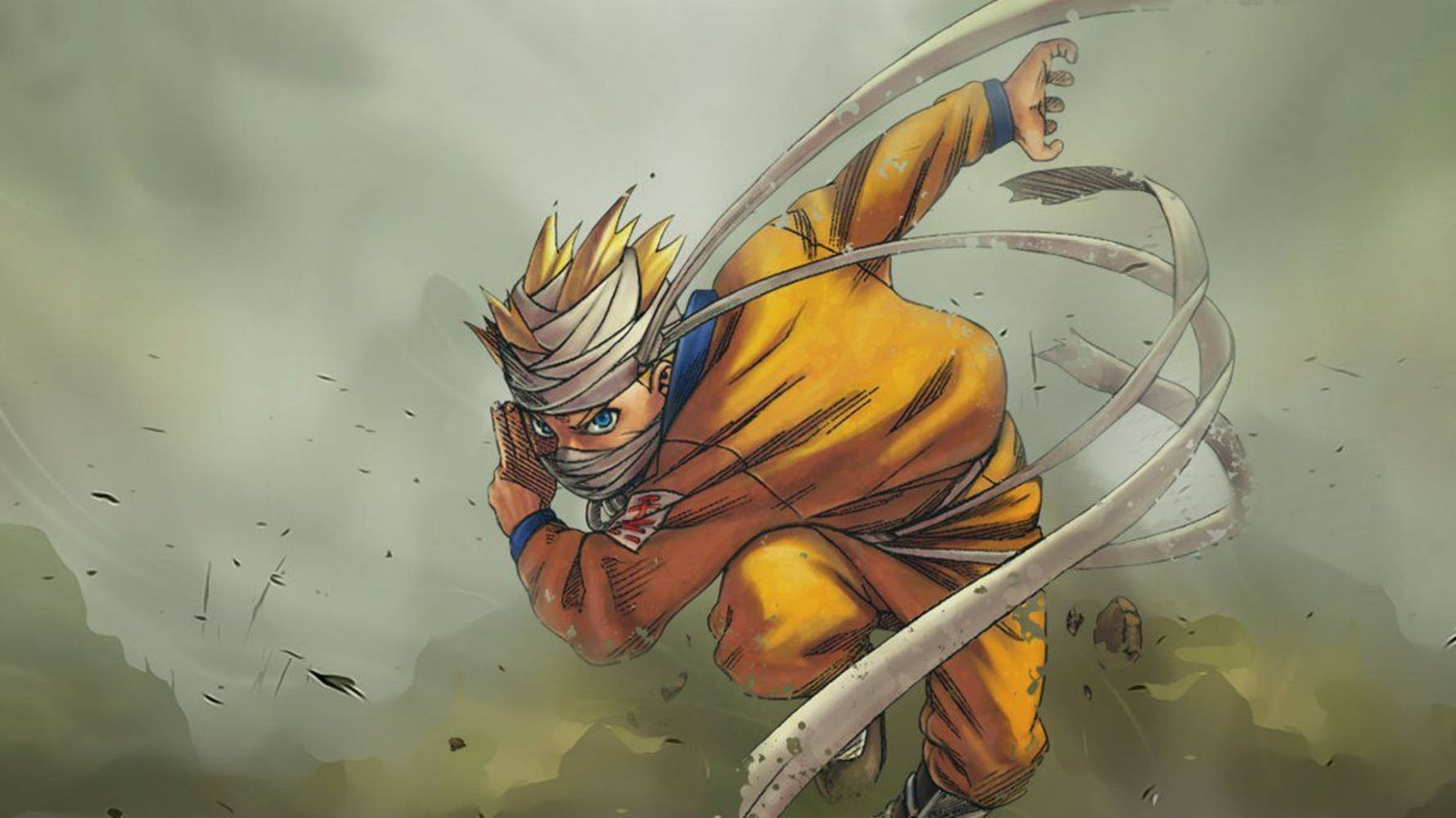 Anime Naruto Ninja Koşusu Duvar Kağıdı