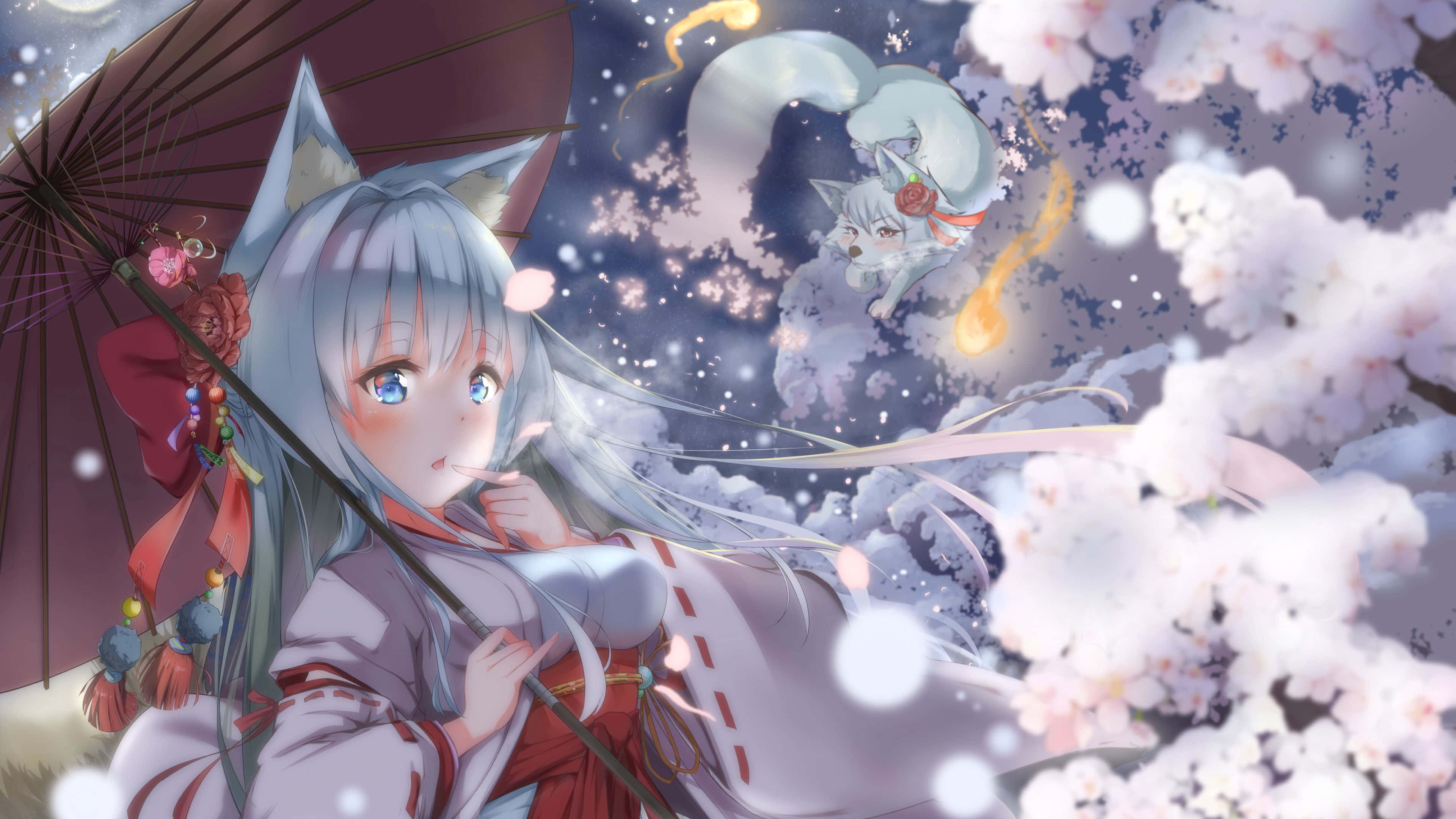 Anime'nin 4K'daki büyüleyici güzelliğini keşfedin Duvar Kağıdı