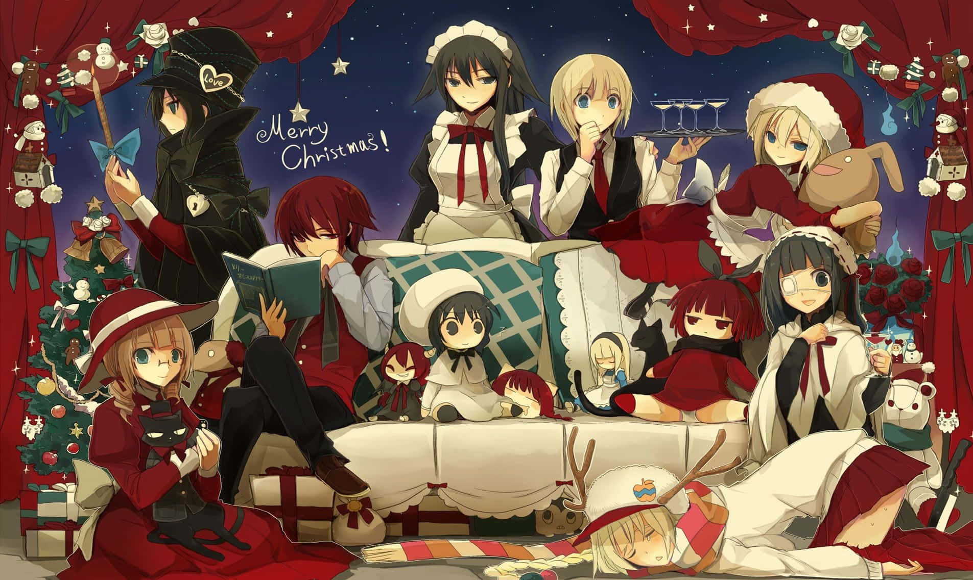 Anime Noel'in ruhunu hissedin Duvar Kağıdı