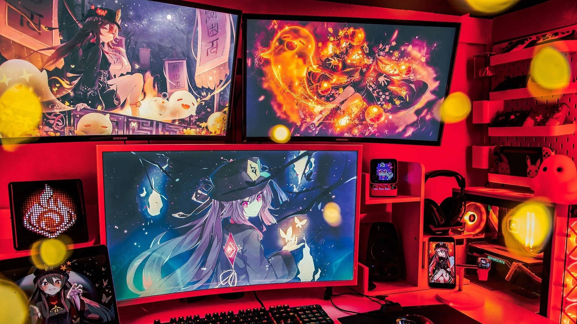 Anime Oyun Odası Duvar Kağıdı