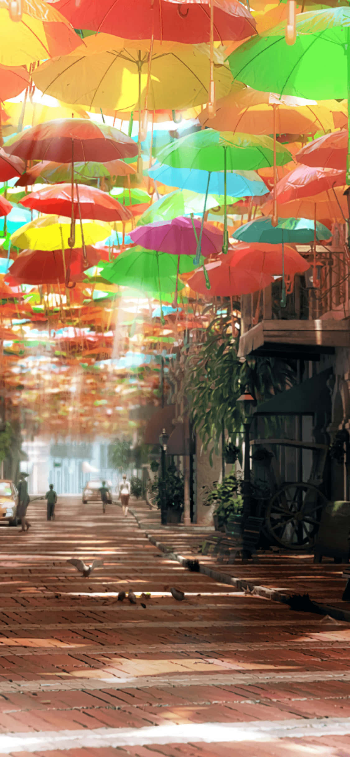 Anime Park Manzarasının cazibesini keşfedin! Duvar Kağıdı