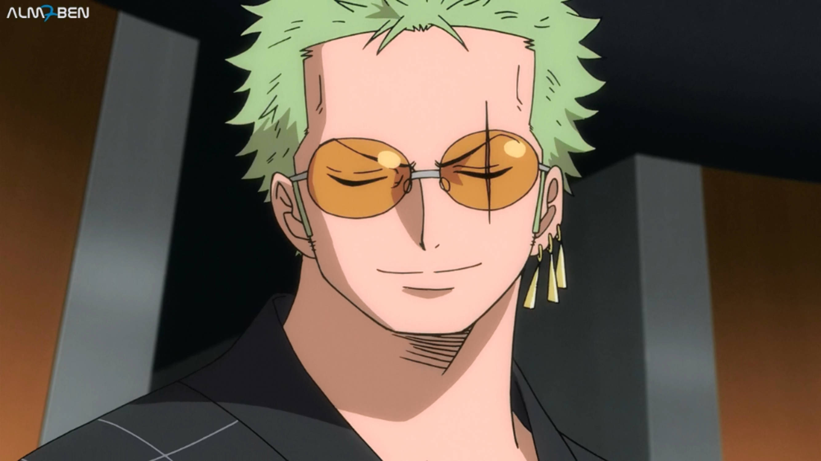 Anime Roronoa Zoro PFP Güneş Gözlüklü Duvar Kağıdı