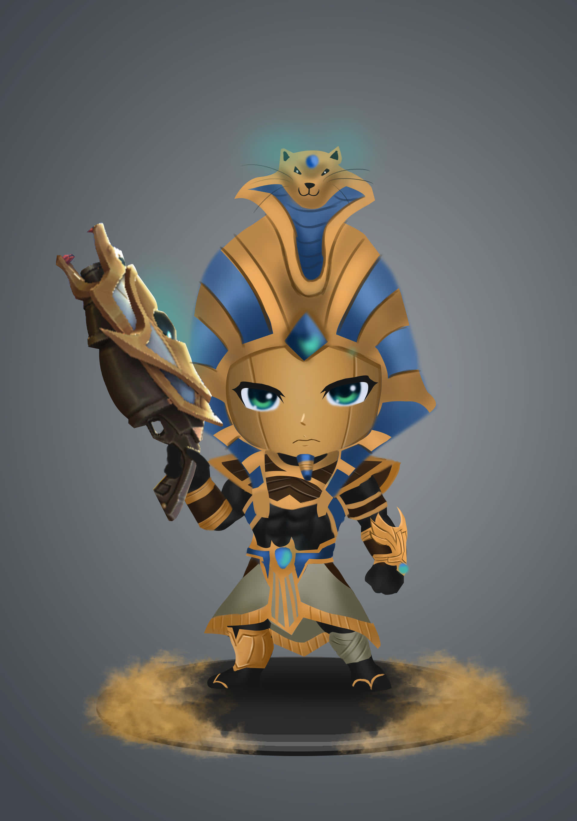Anime Tarzı Anubis Mobile Legends Roger Duvar Kağıdı