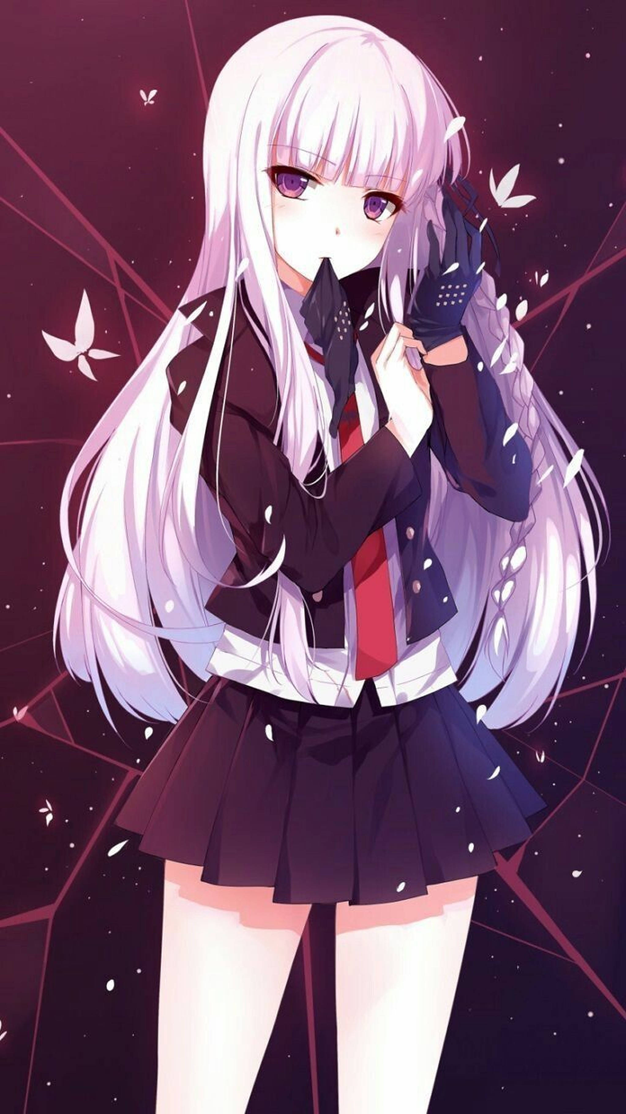 Anime Tutkunlarının Gözdesi: Kyouko Kirigiri iPhone Duvar Kağıdı