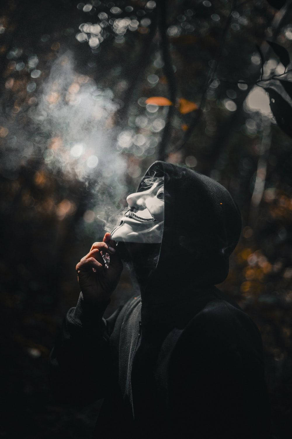 Anonim Çocuk Duman Duvar Kağıdı