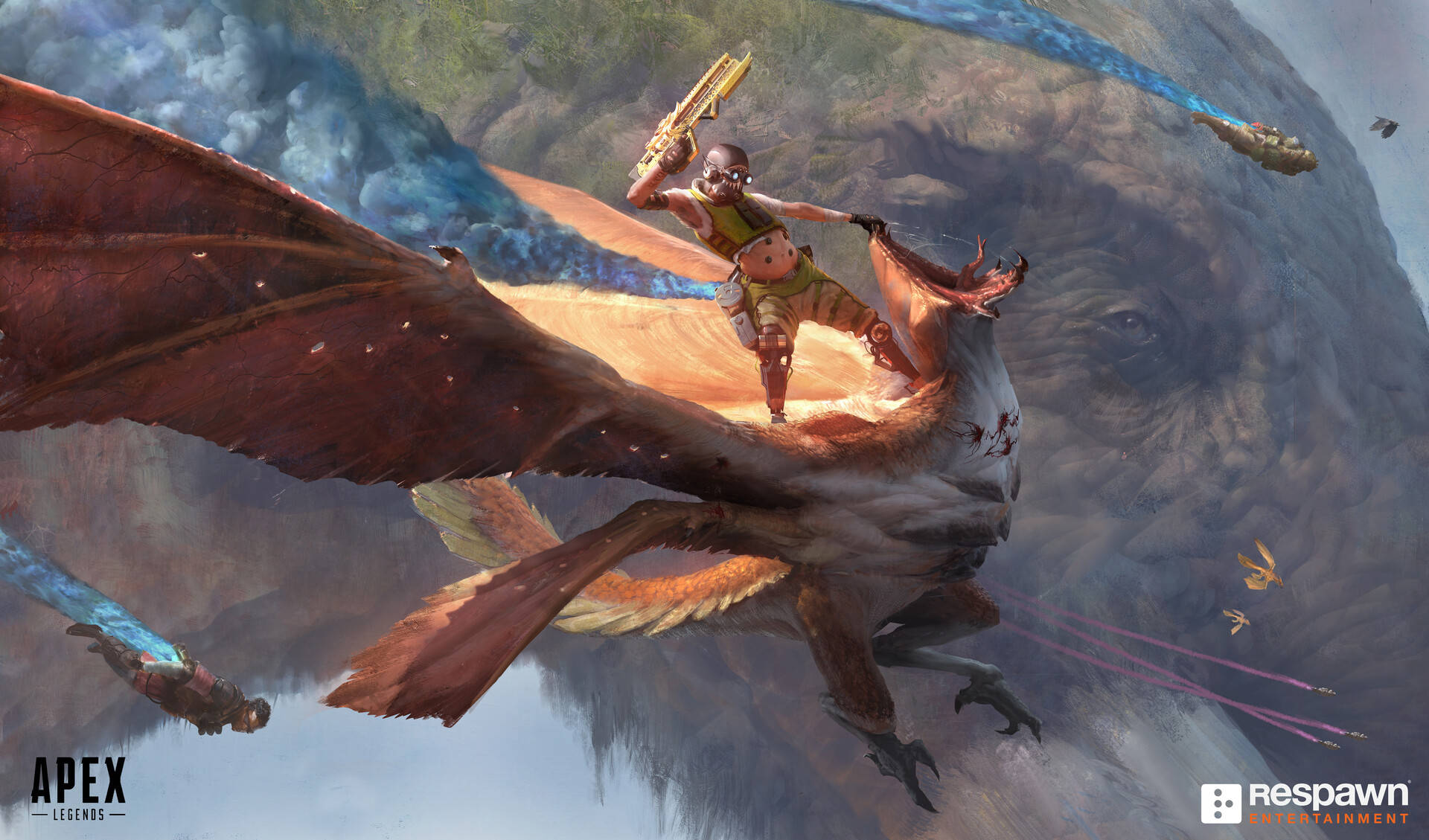 Apex Legends Octane Uçuyor Duvar Kağıdı