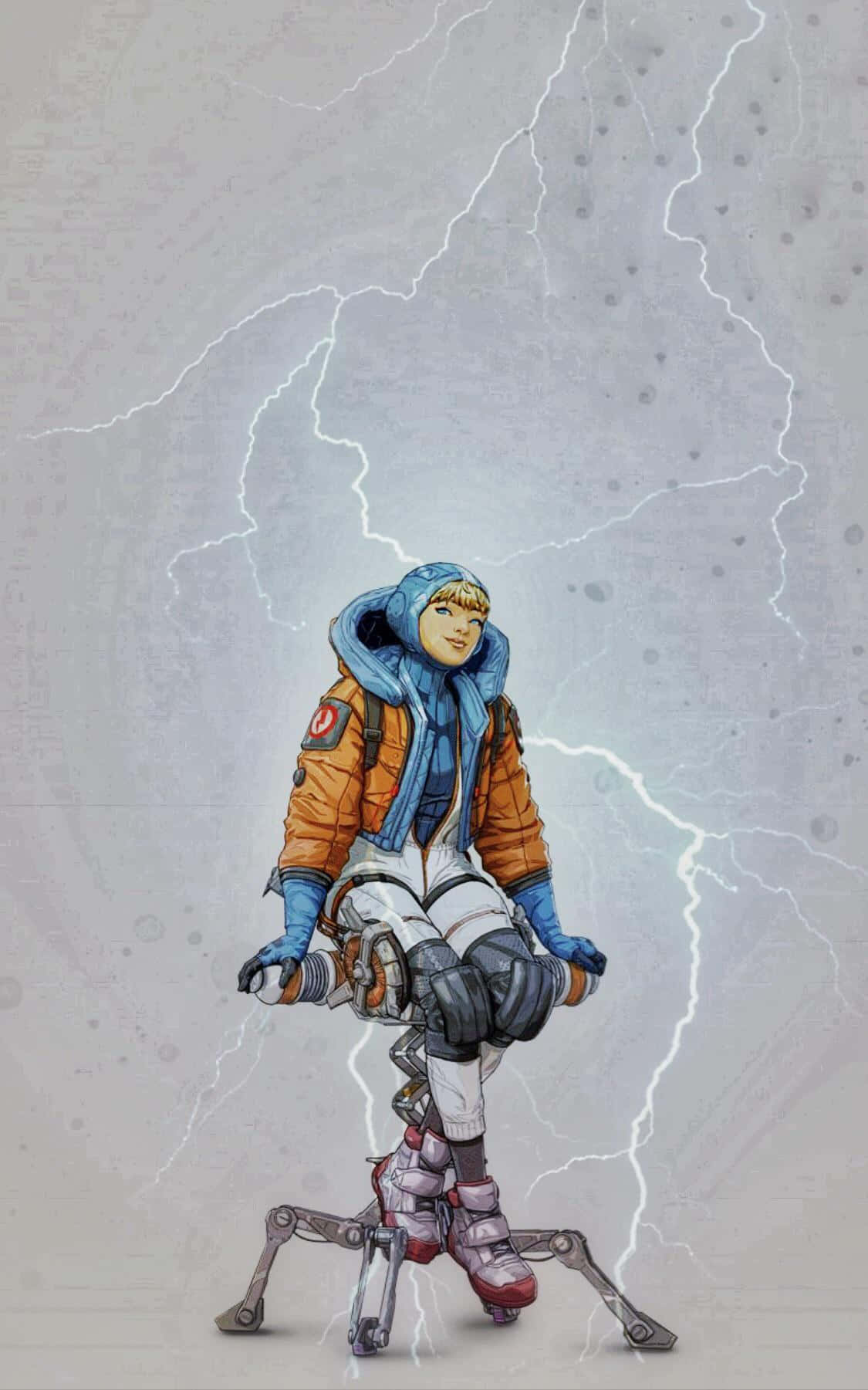 Apex Legends Wattson Estetik Sanat Duvar Kağıdı