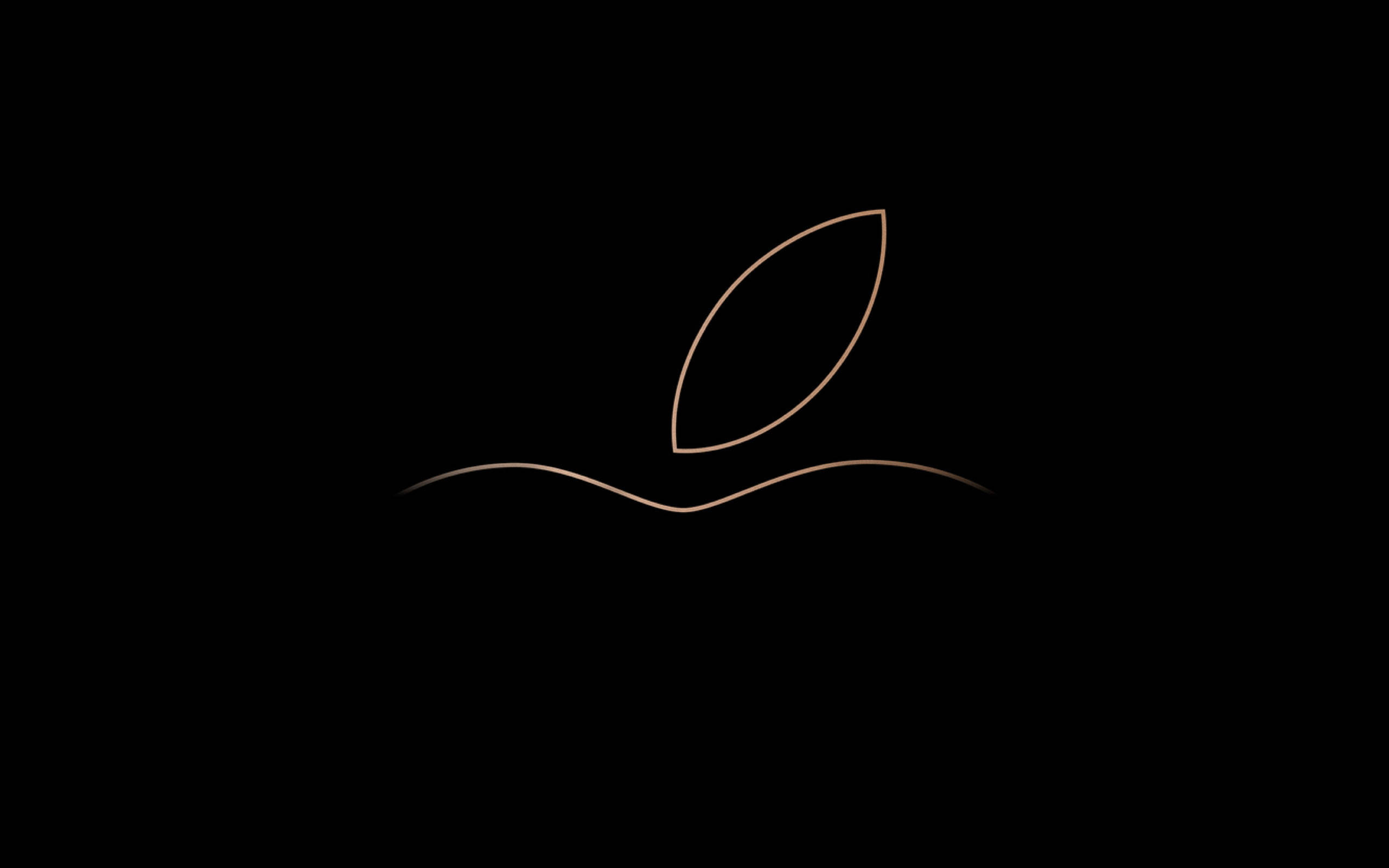 Apple Logosu Anahattı Macbook Air Duvar Kağıdı