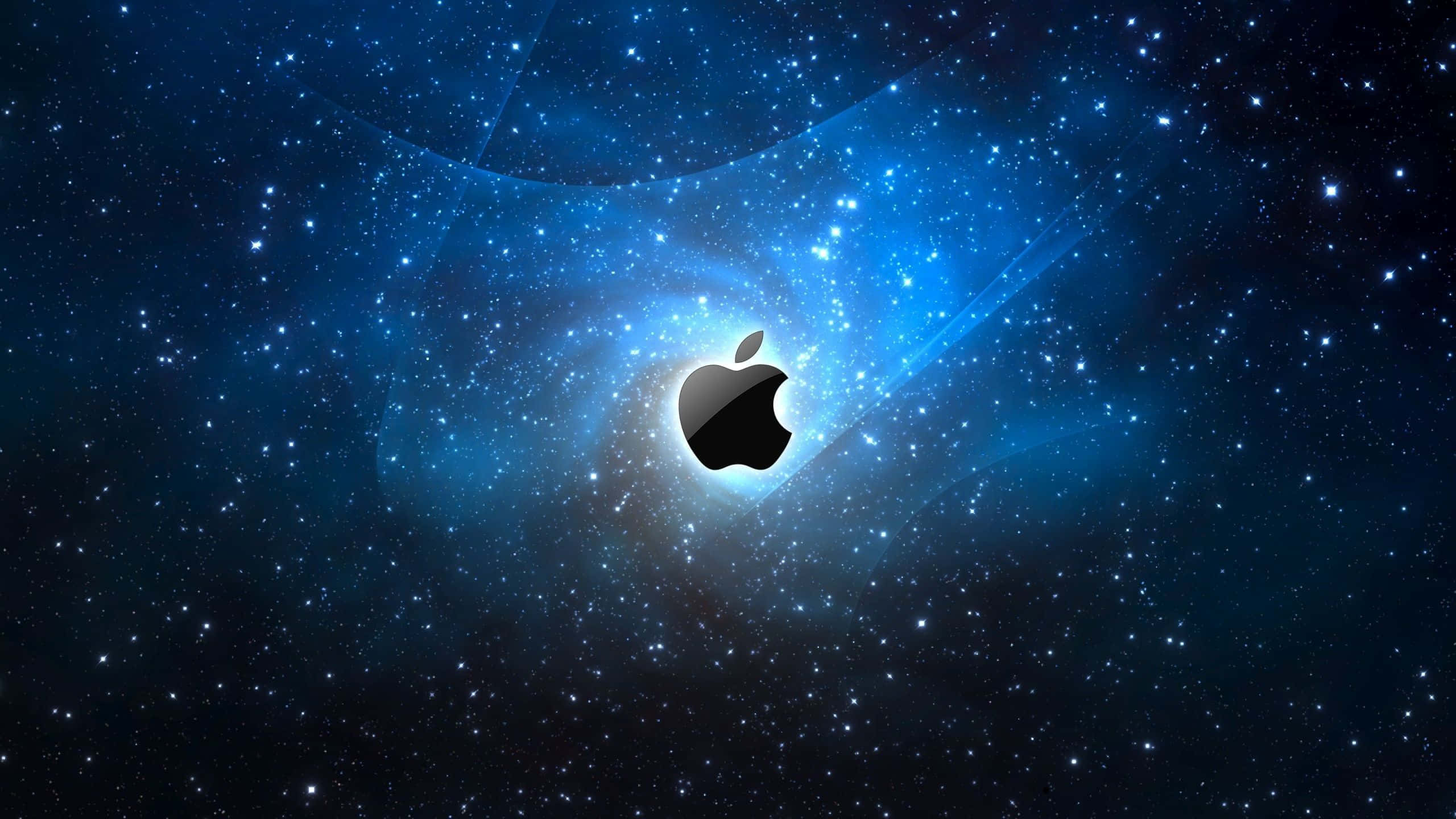 Apple Mac Masaüstü Mavi Galaksi Duvar Kağıdı