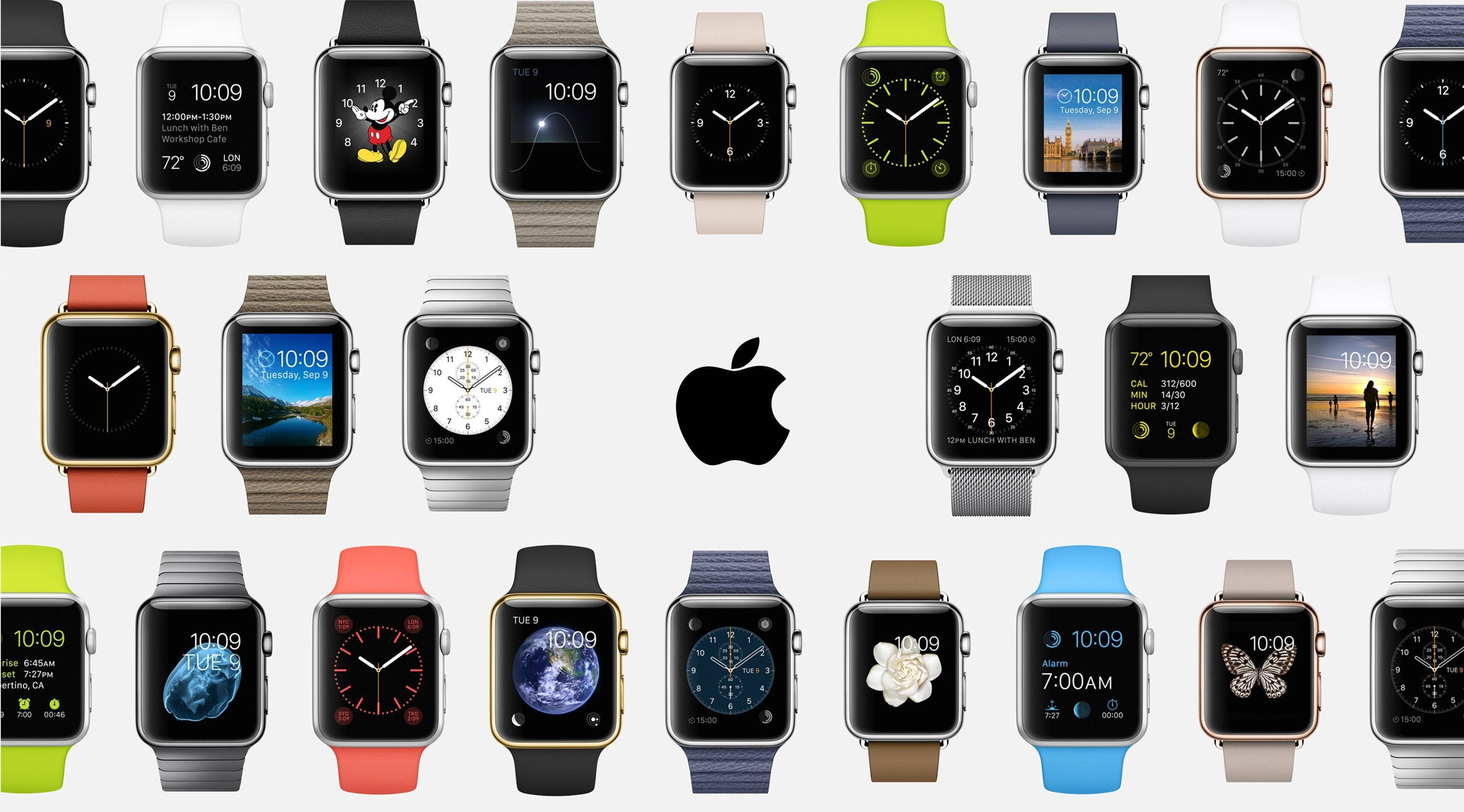 Apple Watch Farklı Seriler Duvar Kağıdı