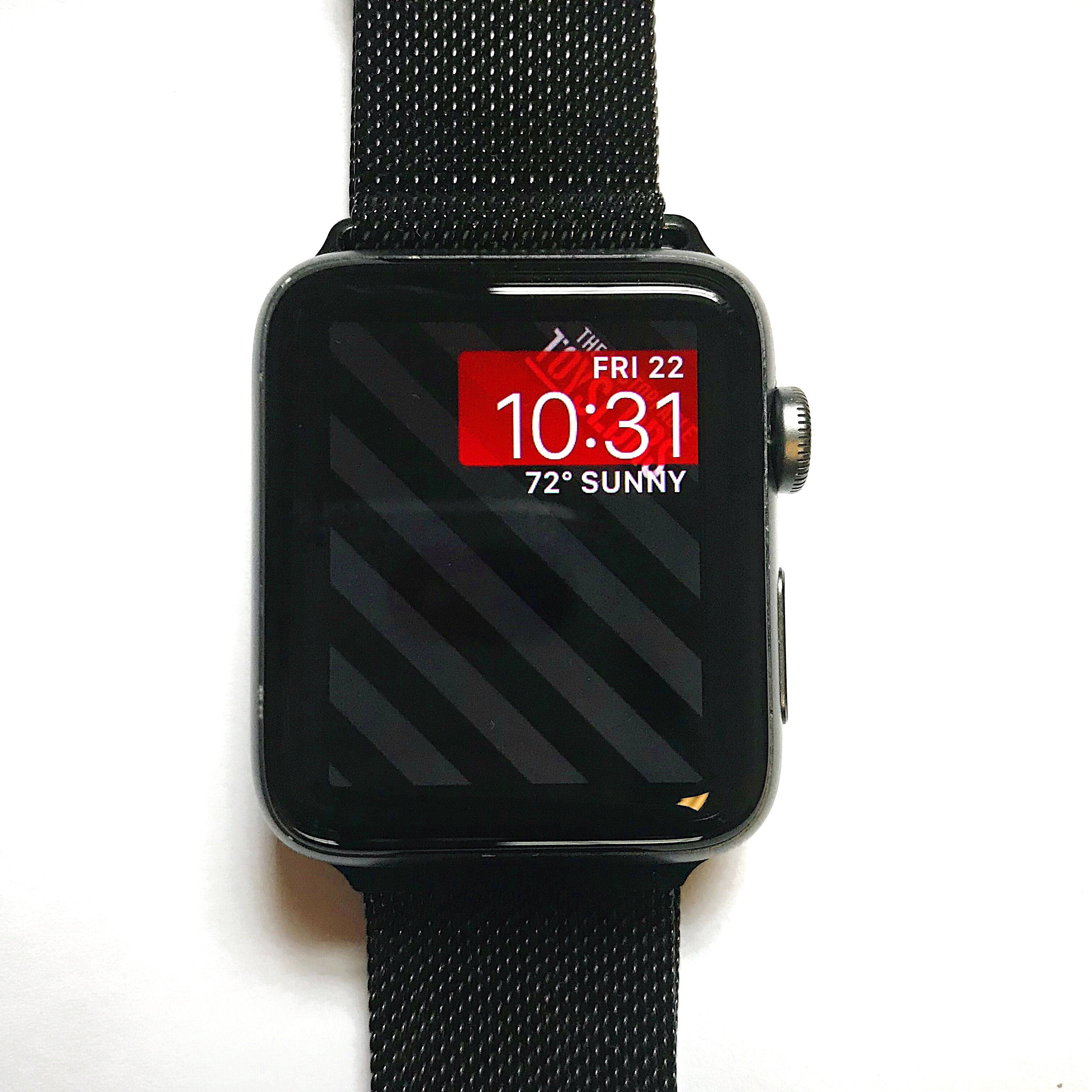 Apple Watch Metal Ağ Kaplama Duvar Kağıdı