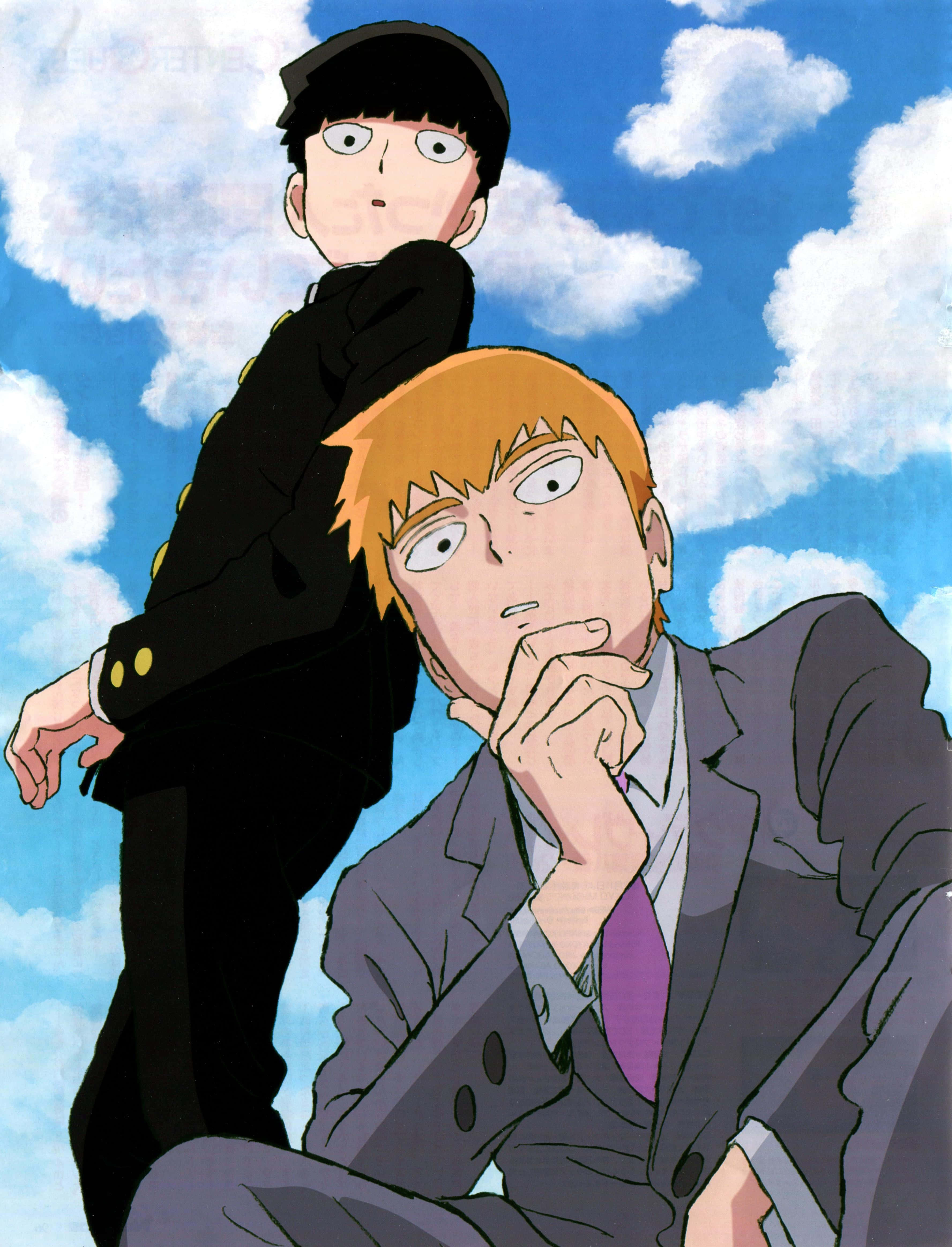 Arataka Reigen psişik gücünü harekette gösteriyor Duvar Kağıdı