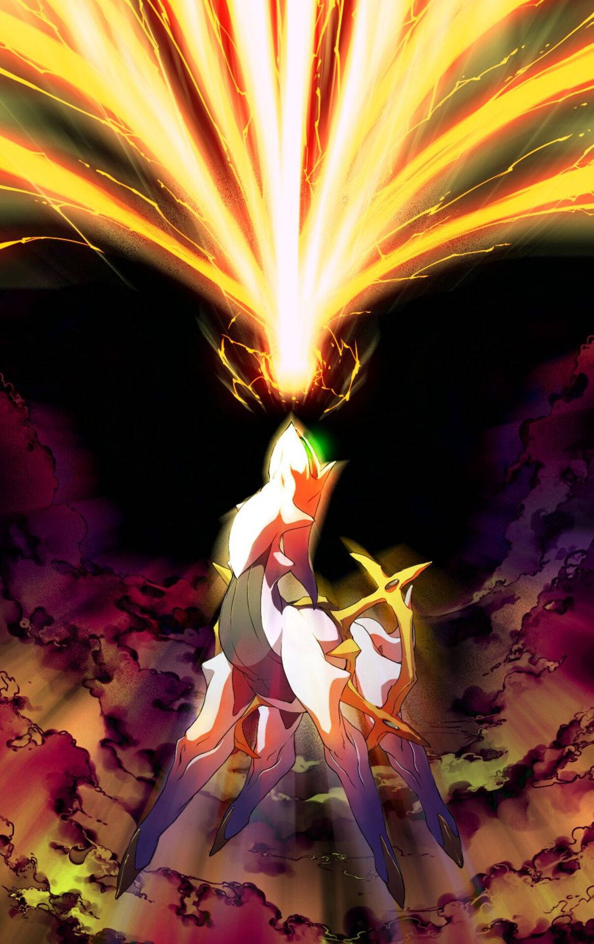 Arceus'un Gücünü ve Ateş Tipi Patlamasını Serbest Bırakın Duvar Kağıdı