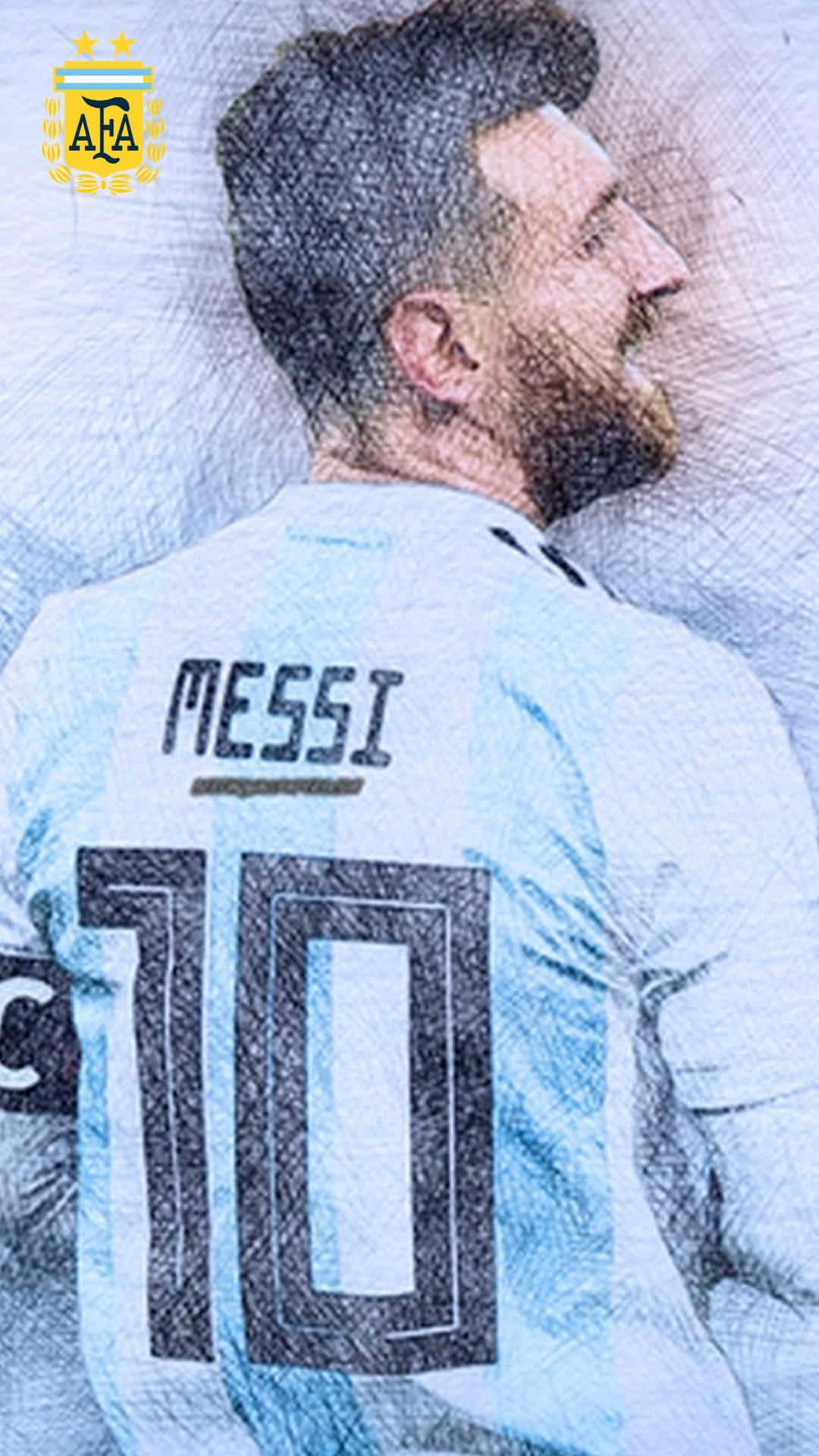 Arjantin 10 Numara Messi iPhone Duvar Kağıdı