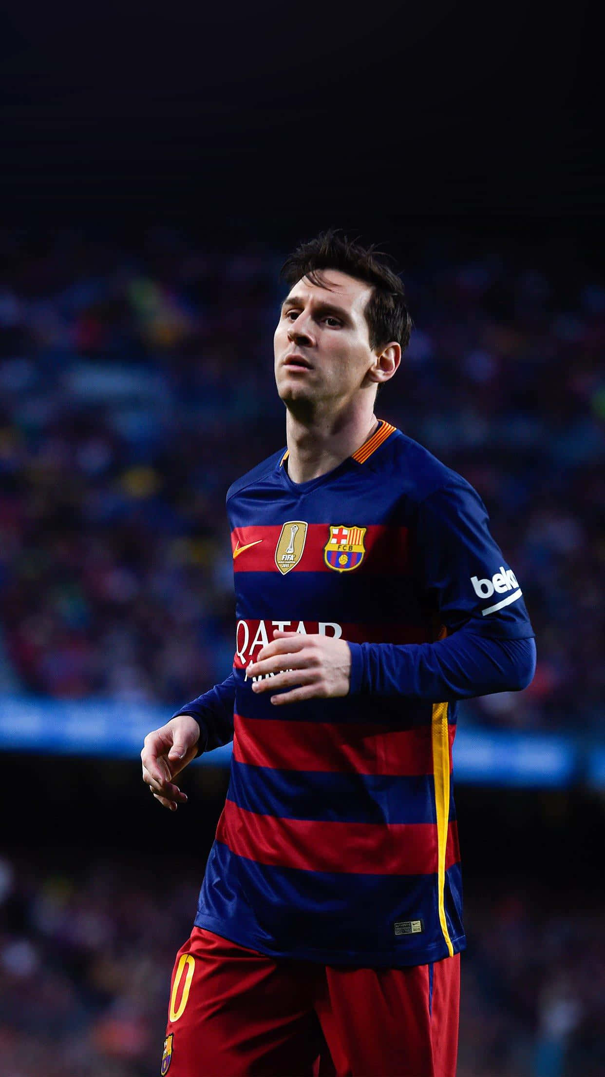 Arjantinli Futbol Yıldızı Lionel Messi, Yeni iPhone'un Yüzü Duvar Kağıdı