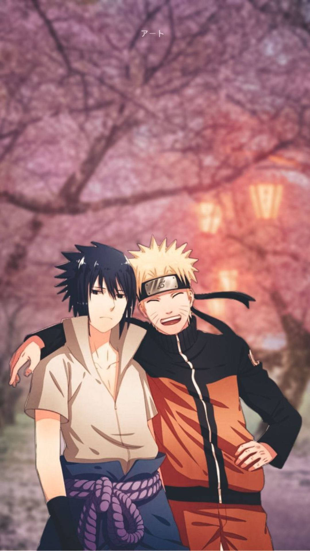 Arkadaşlık Sasuke Naruto iPhone Anime Duvar Kağıdı