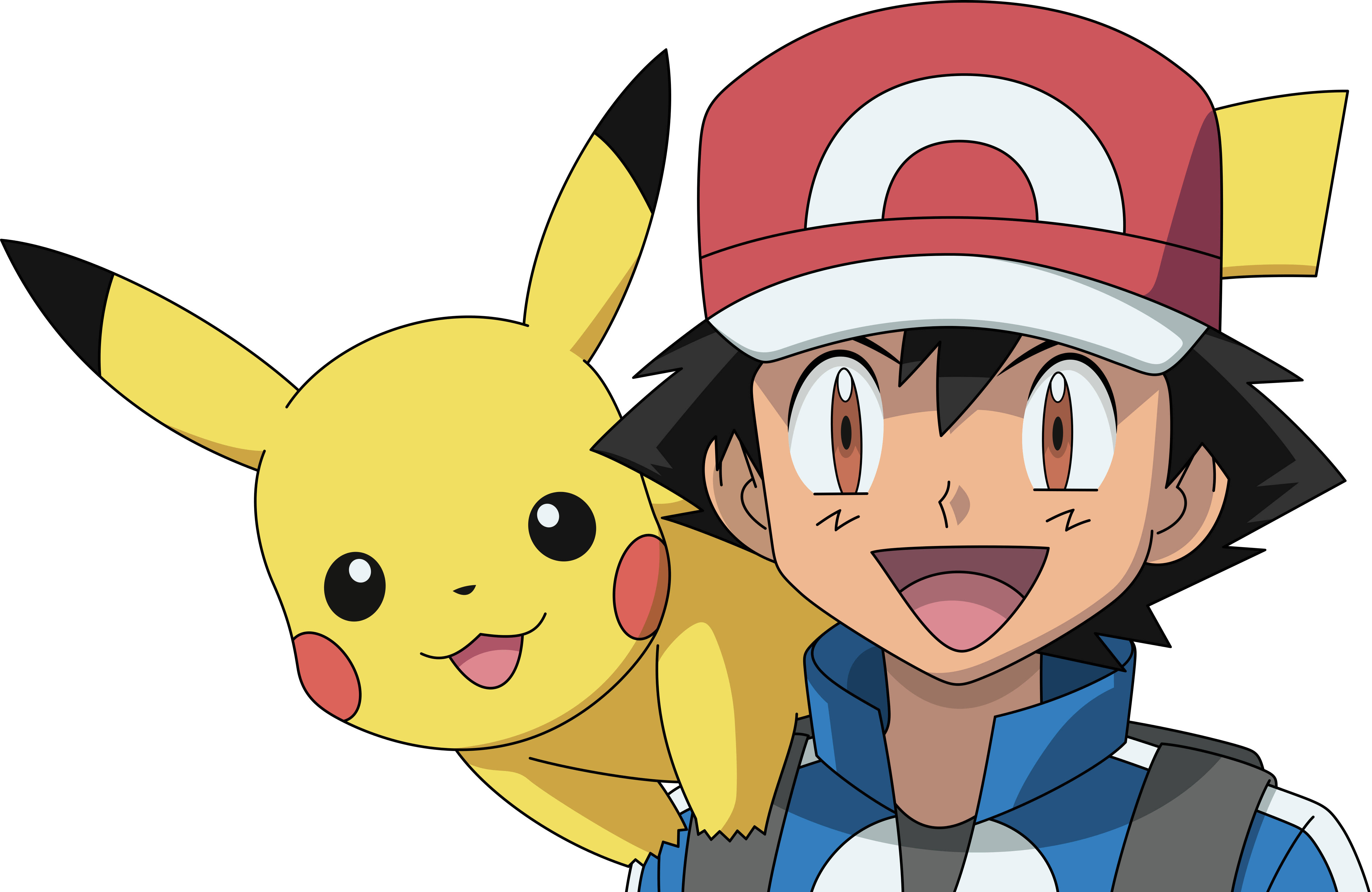 Ash ve Pikachu HD Portre Duvar Kağıdı