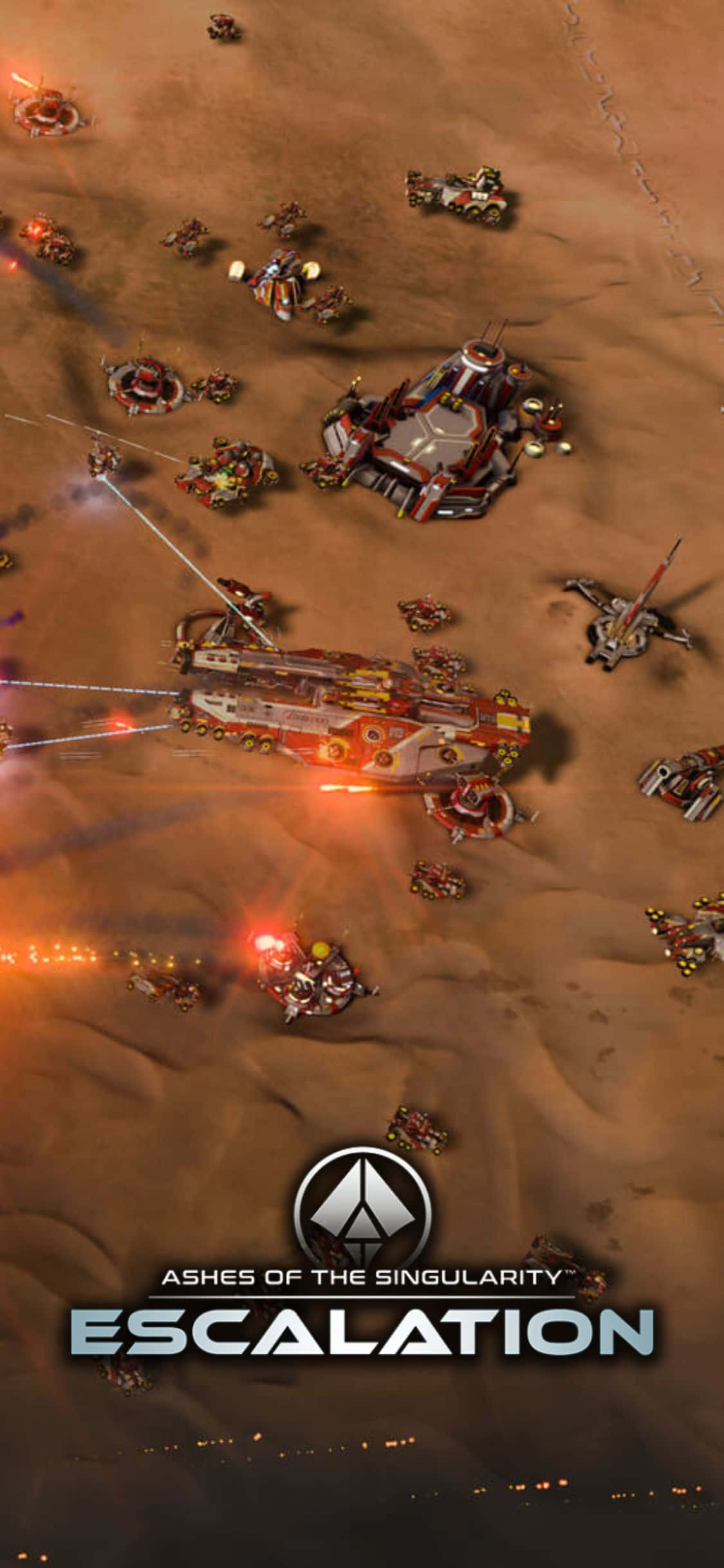 Ashes of the Singularity Escalation'ın Yoğun Yüksek Teknoloji Dünyasına Adım Atın Duvar Kağıdı