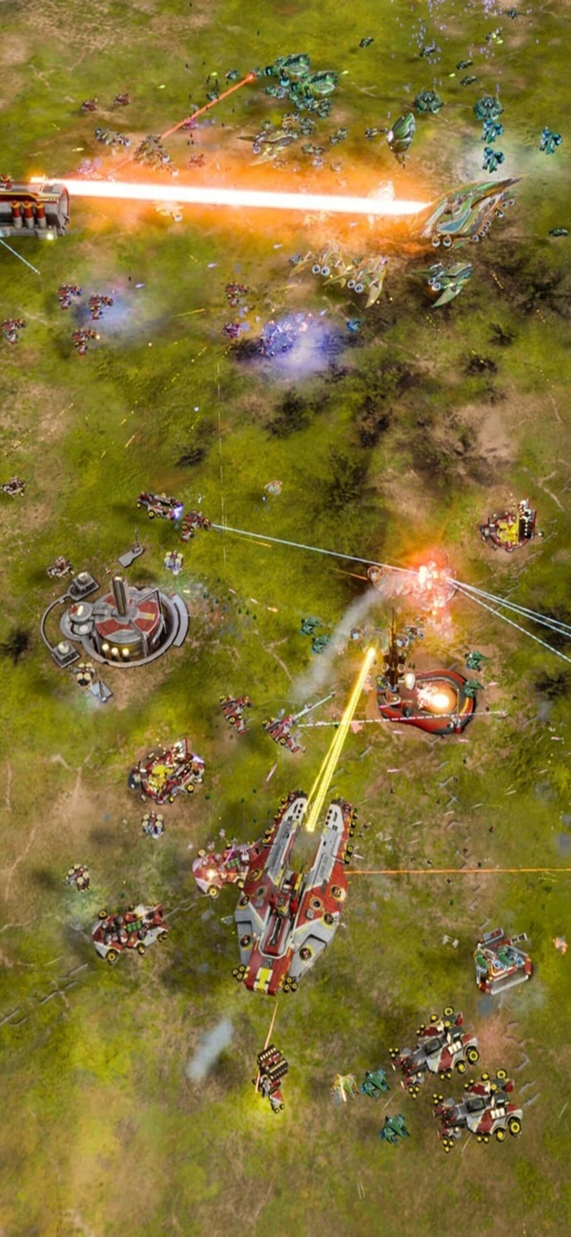 Ashes Of The Singularity'nin İnanılmaz Bilim Kurgu Manzarası Duvar Kağıdı