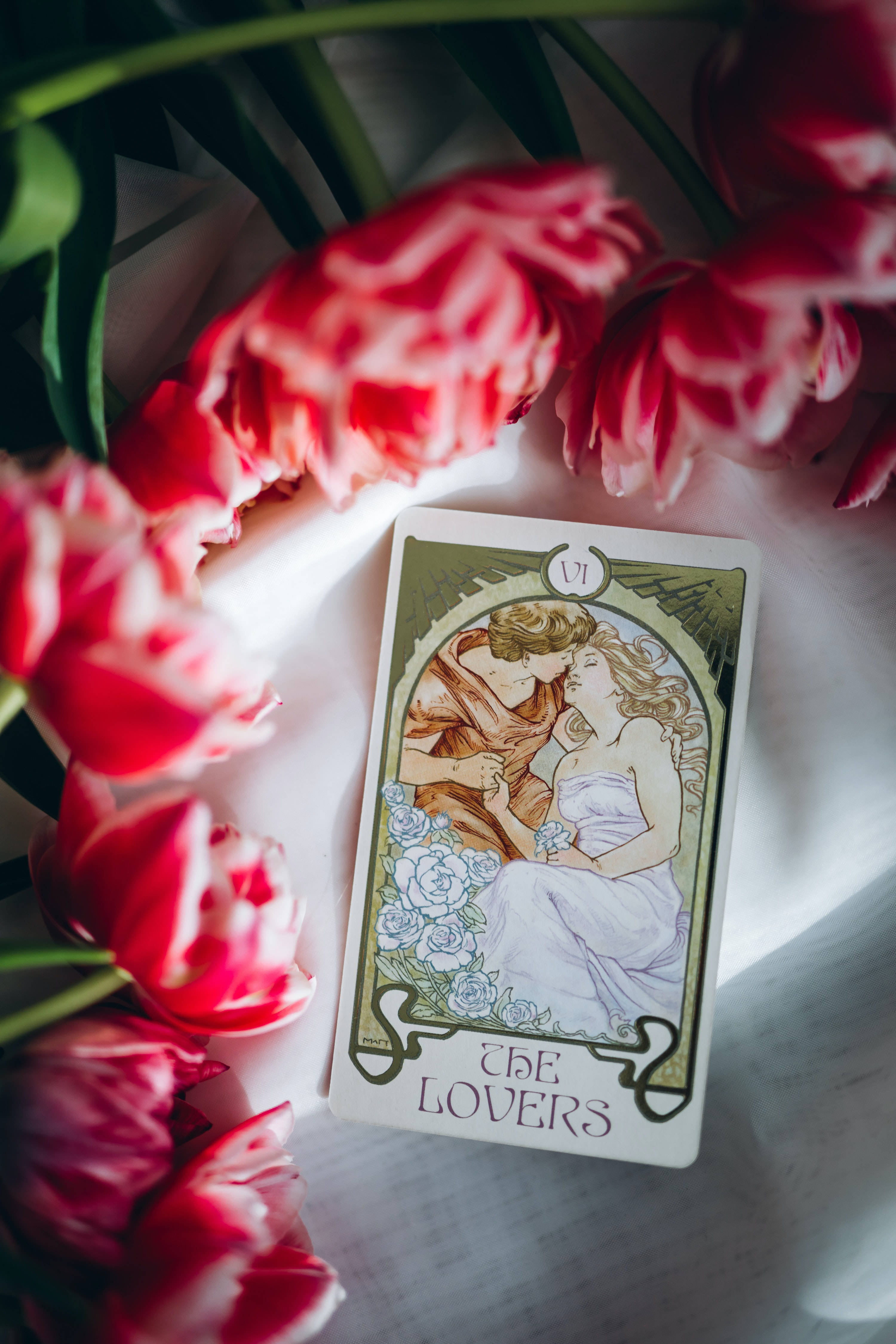 Aşıklar Tarot Kartı Duvar Kağıdı