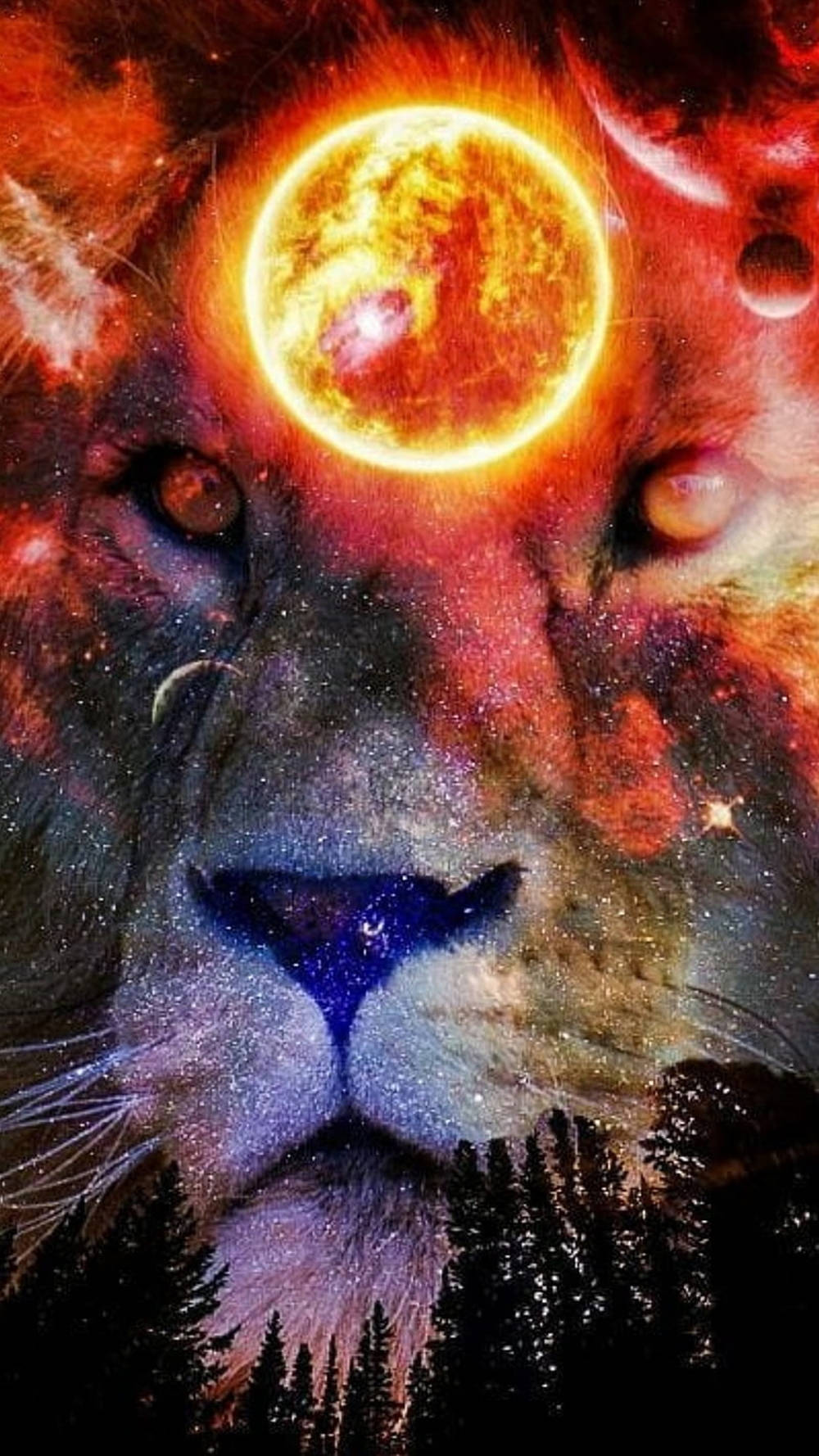 Aslan Galaksi Ay Duvar Kağıdı