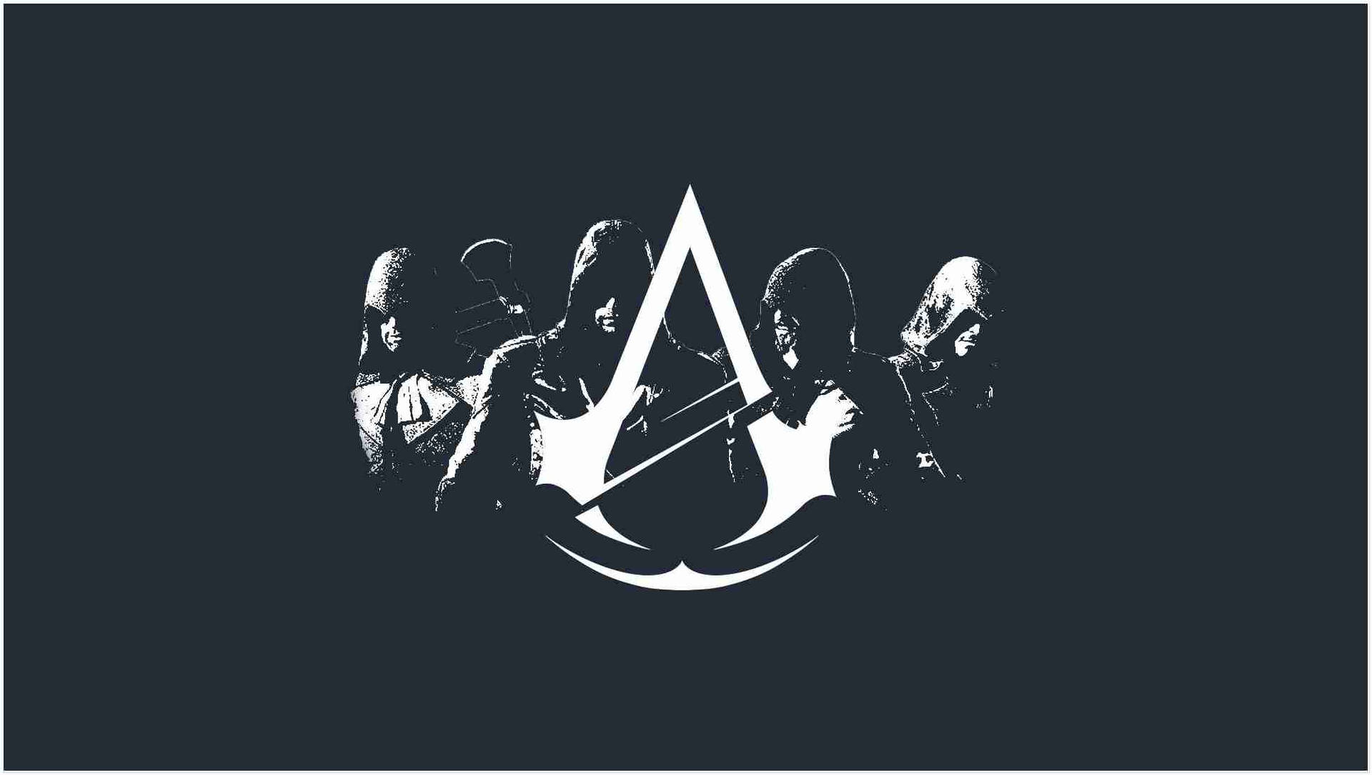 Assassin's Creed Oyun Logosu duvar kağıdı