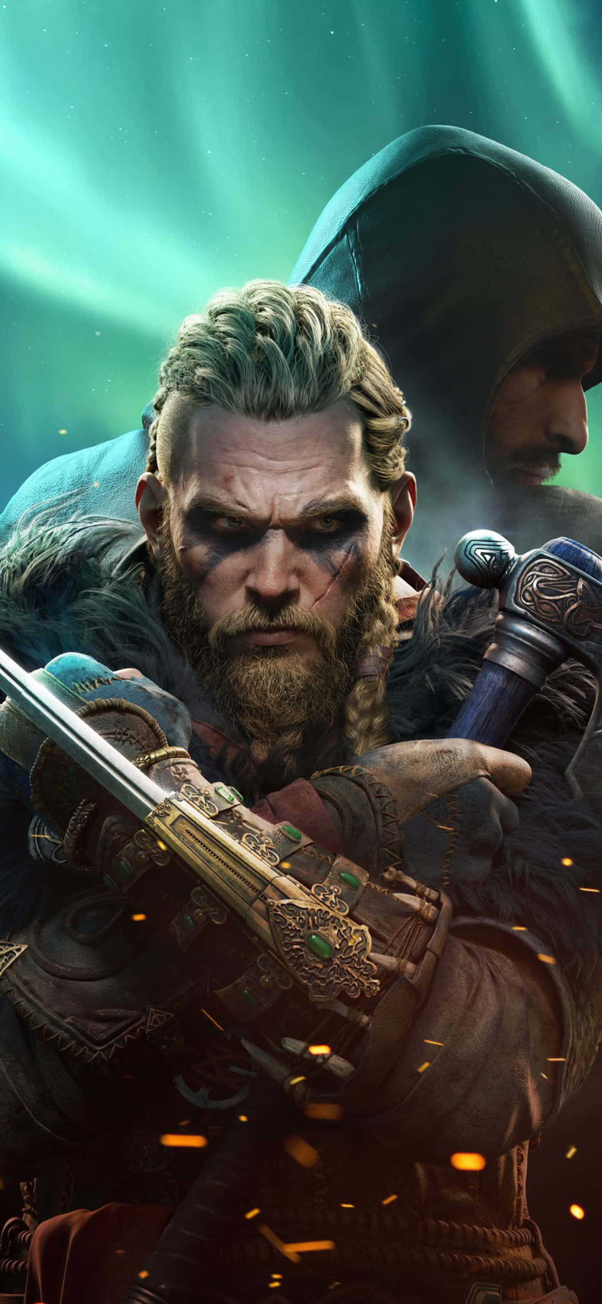 Assassin's Creed Serisi iPhone Xs Max Assassin's Creed Valhalla Duvar Kağıdı