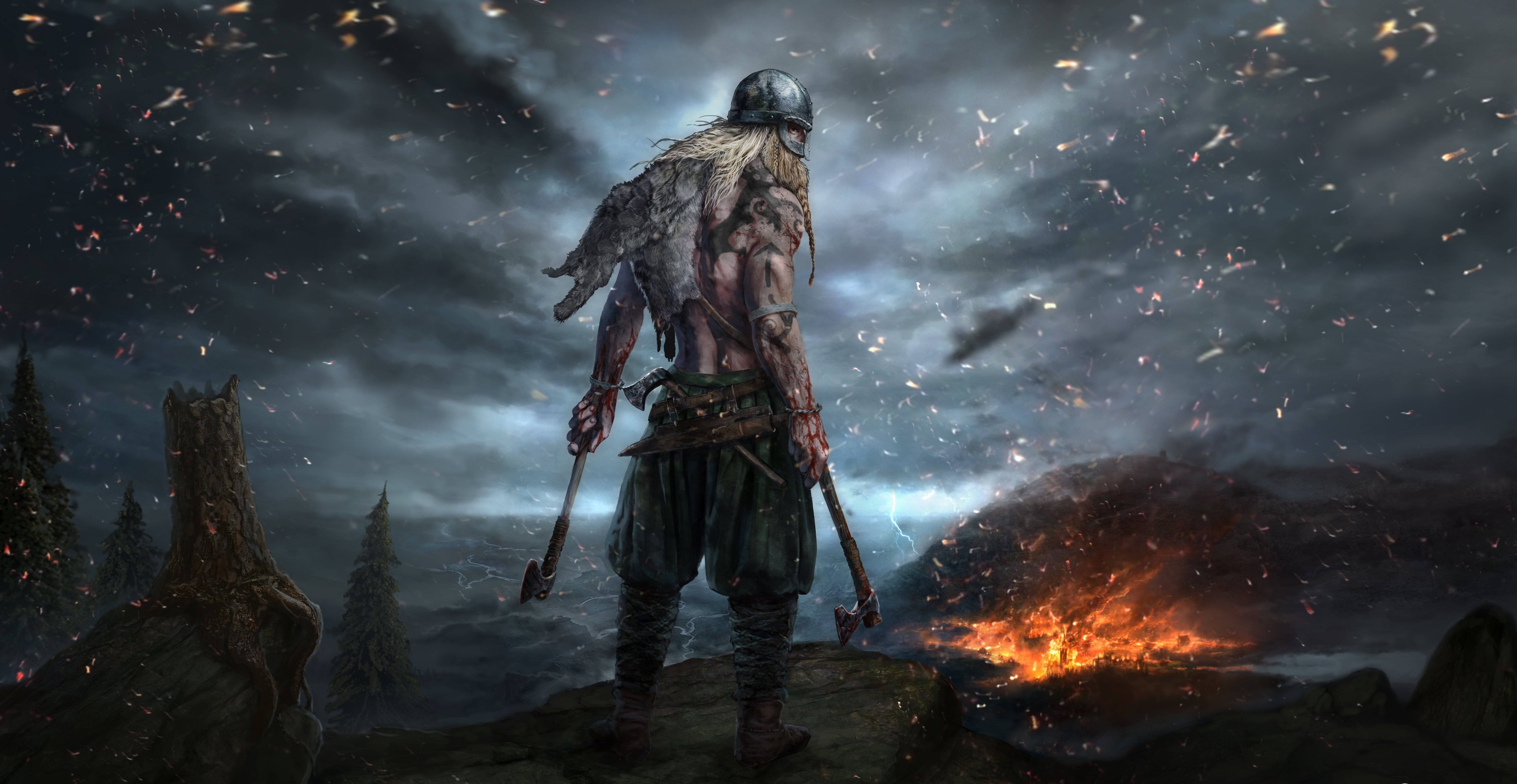 Assassin’s Creed: Valhalla 8K Oyun Duvar Kağıdı