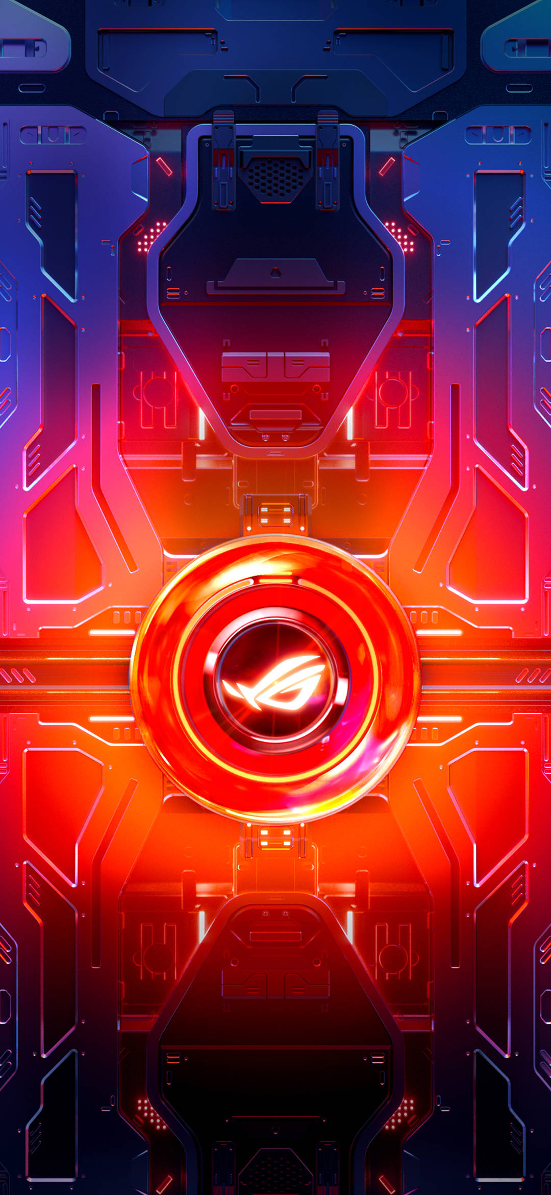 Asus ROG Kırmızı Daire Duvar Kağıdı