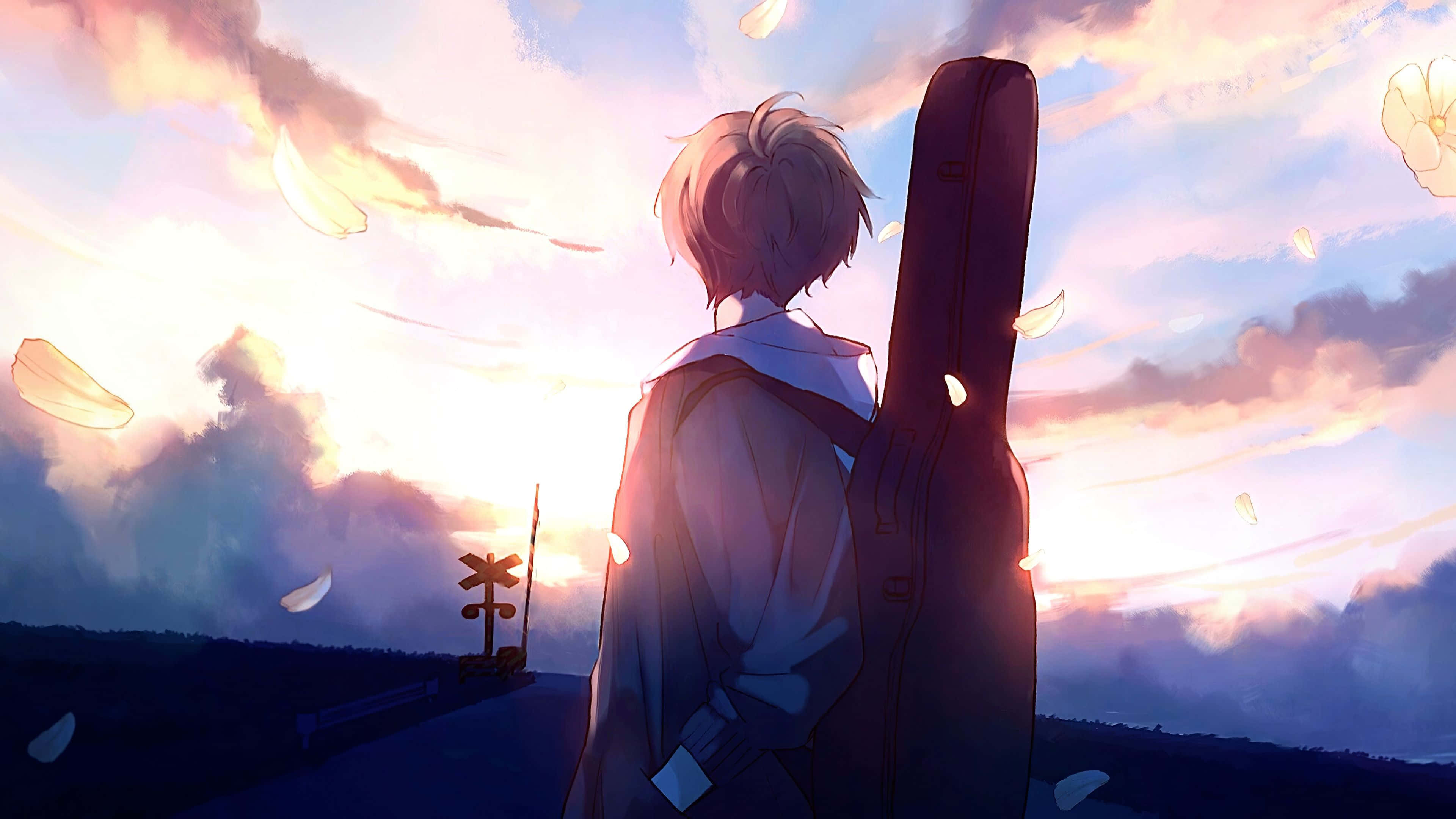 Asya Anime Estetiği 4K Duvar Kağıdı