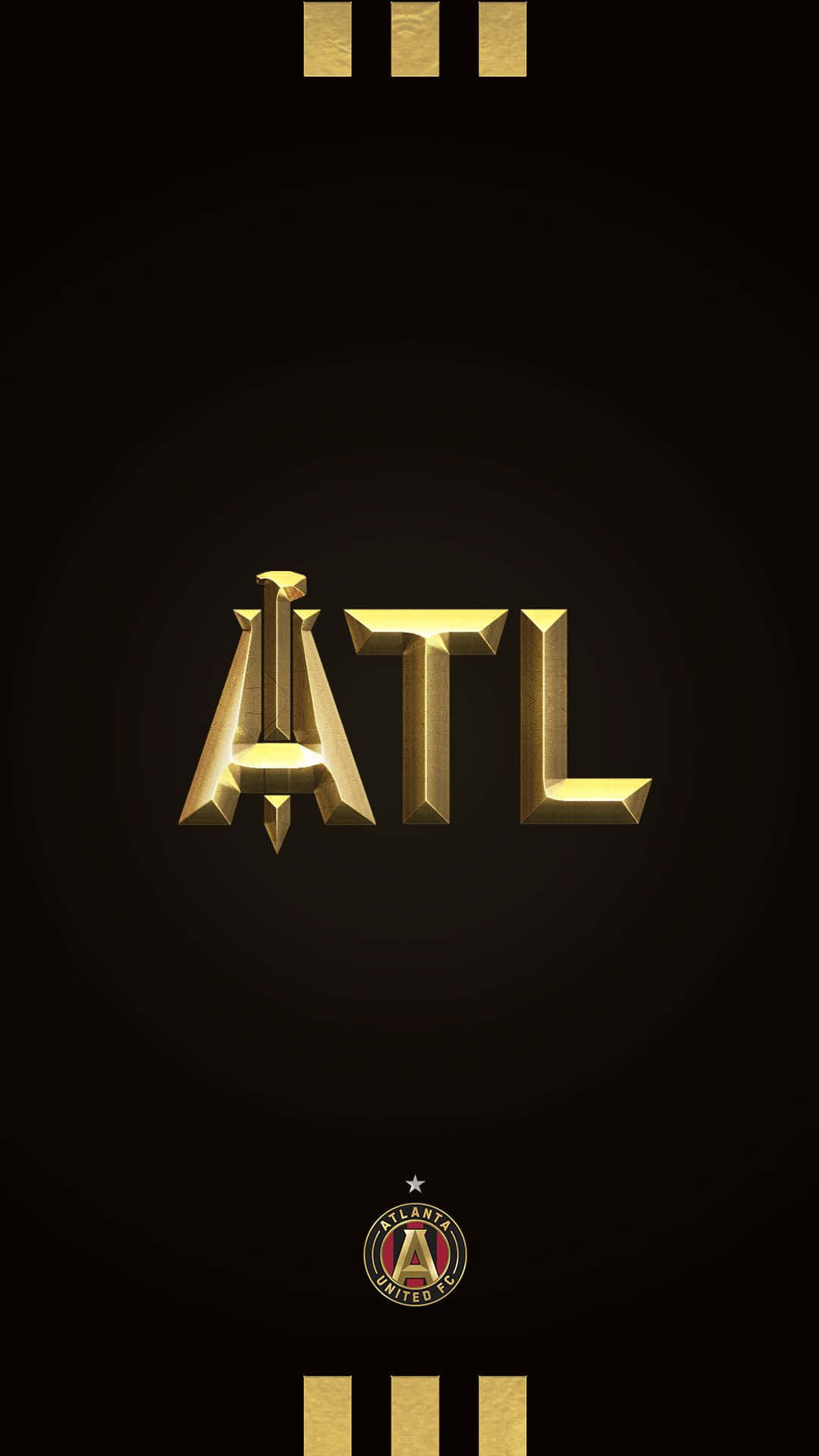 Atlanta United FC Altın Renginde Duvar Kağıdı