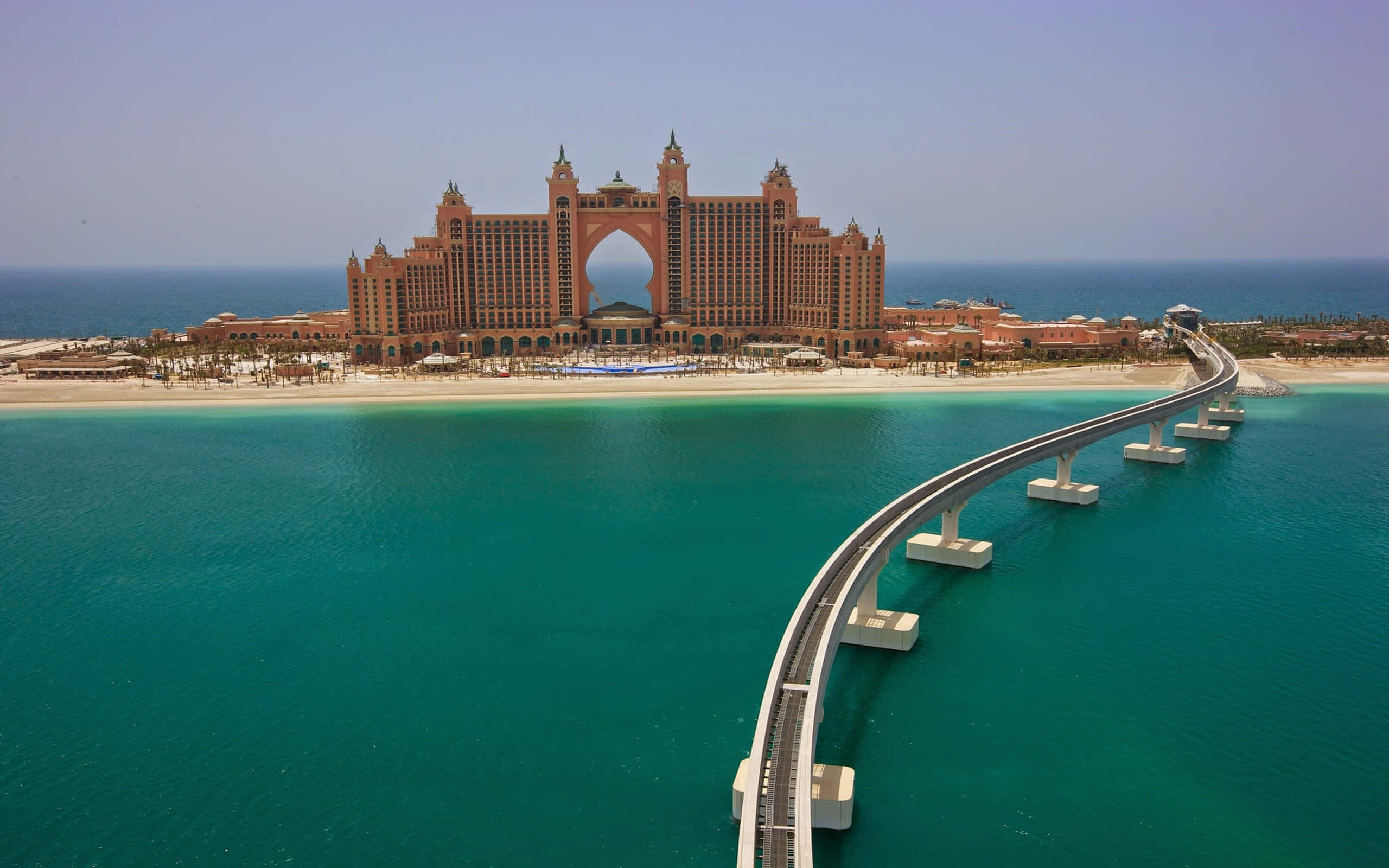 Atlantis Resort'te Geniş Okyanus Manzarası Duvar Kağıdı