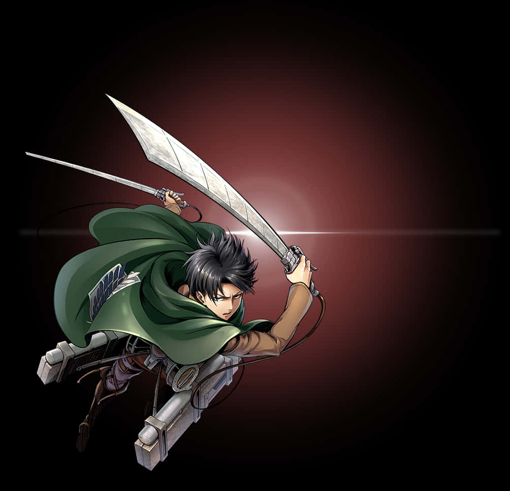 Attack on Titan Karakteri Aksiyonda Duvar Kağıdı