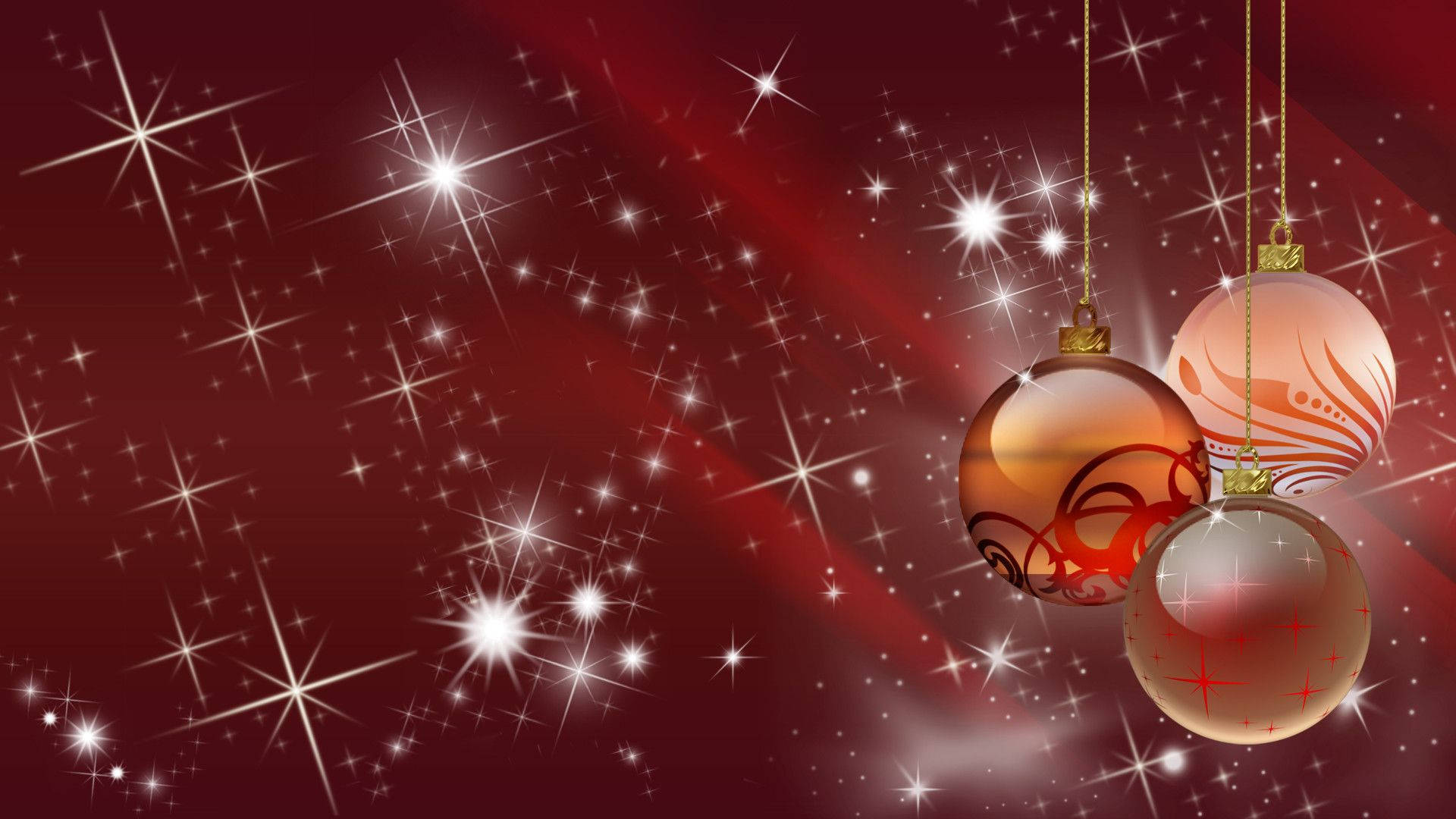 Avustralya Noel Topları Kırmızı Duvar Kağıdı