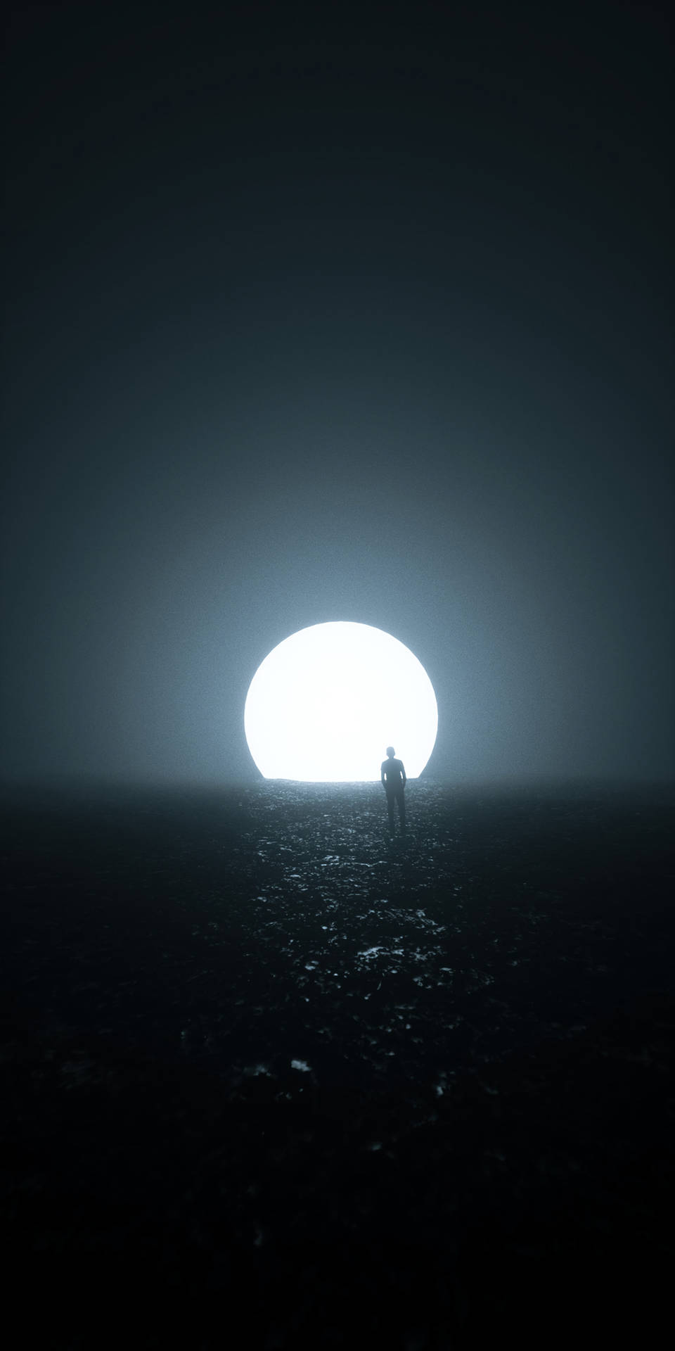 Ay ile Karanlık Gece Duvar Kağıdı — Karanlık estetik GIF Duvar Kağıdı