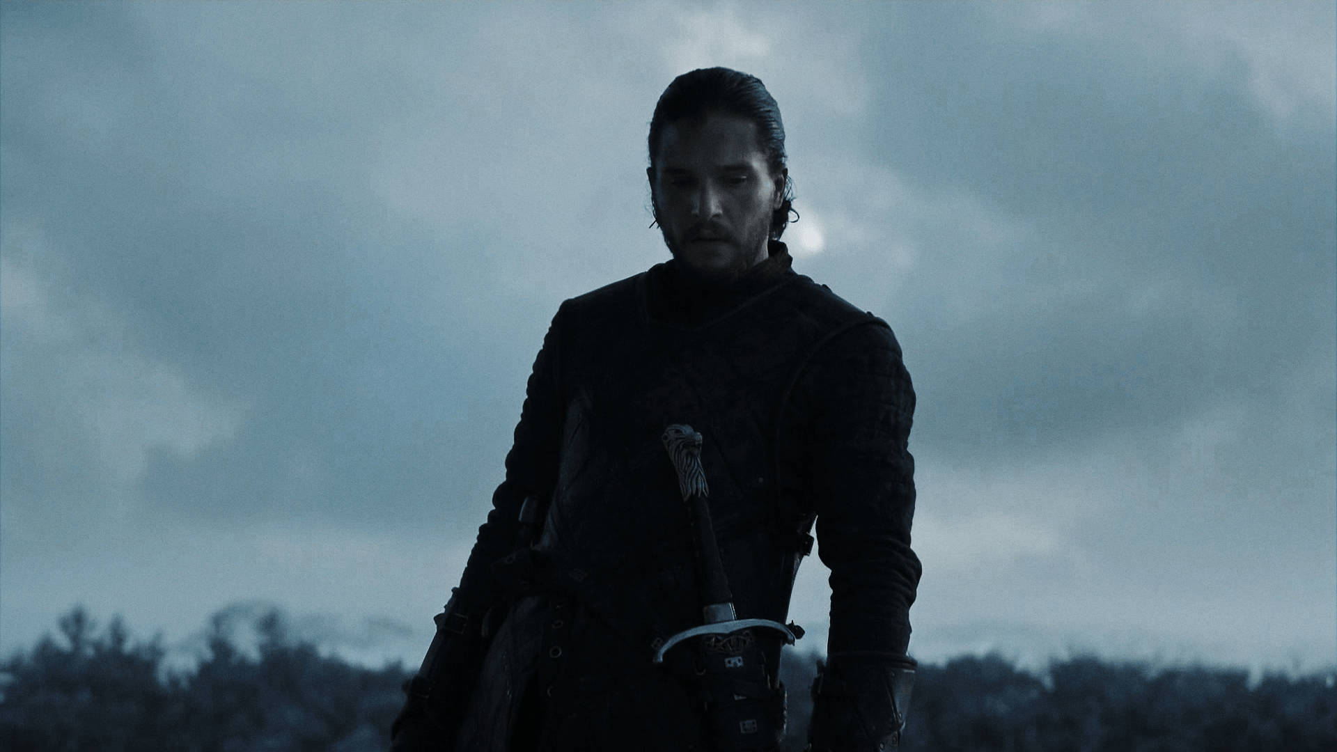 Ayakta Duran Jon Snow Game of Thrones Duvar Kağıdı