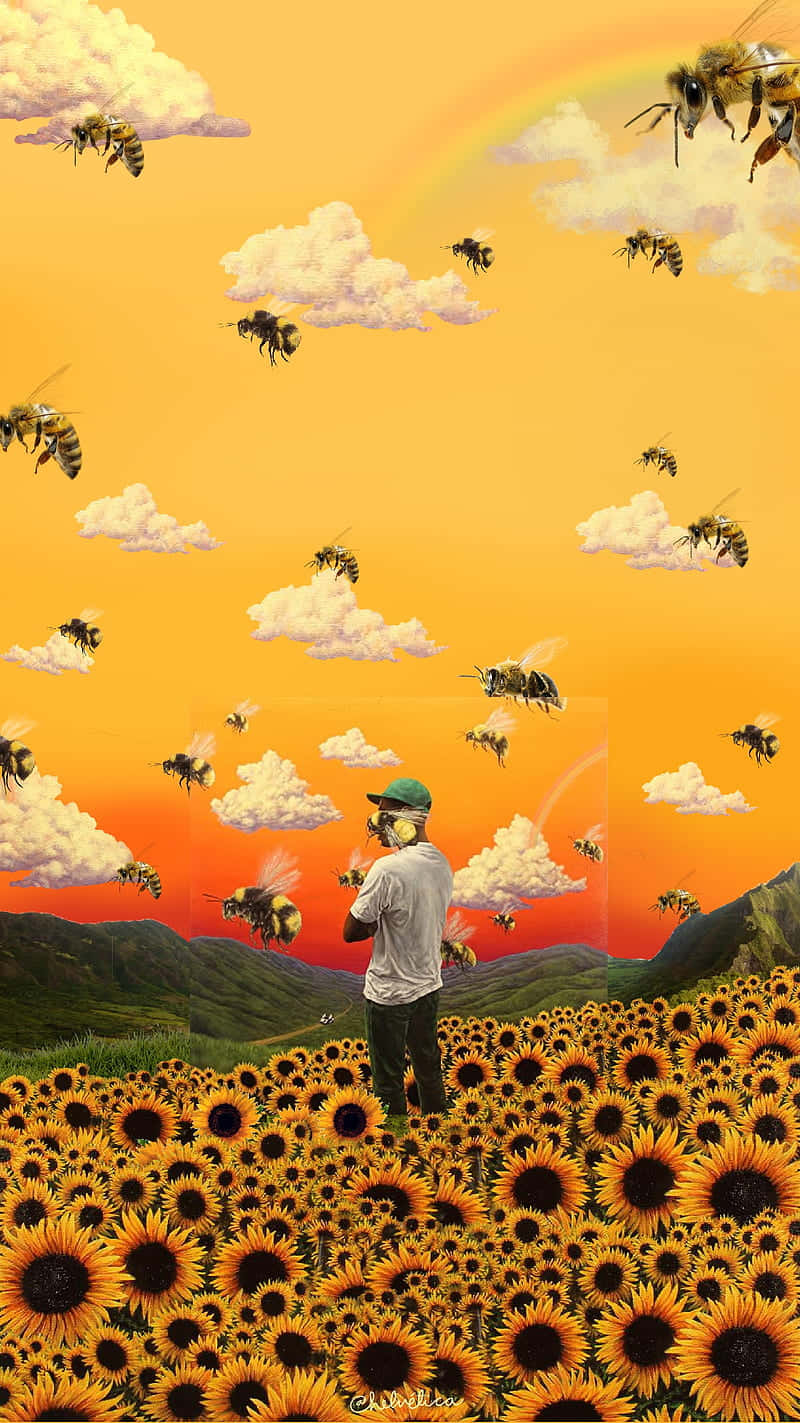 Ayçiçeği Tarlası Tyler The Creator PFP Duvar Kağıdı