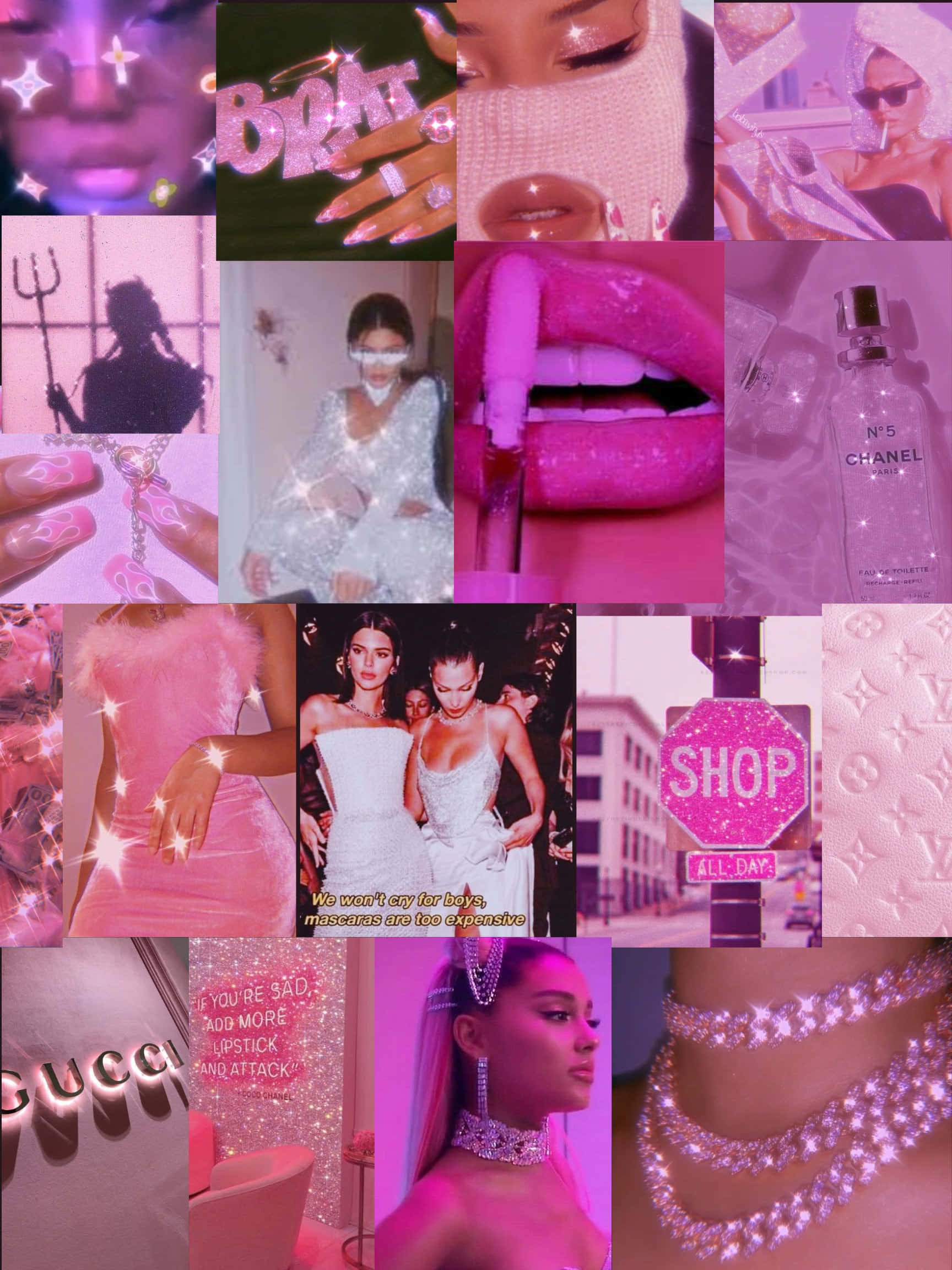 Baddie Aesthetic ile estetik yönünüzün derinliklerine dalın Duvar Kağıdı