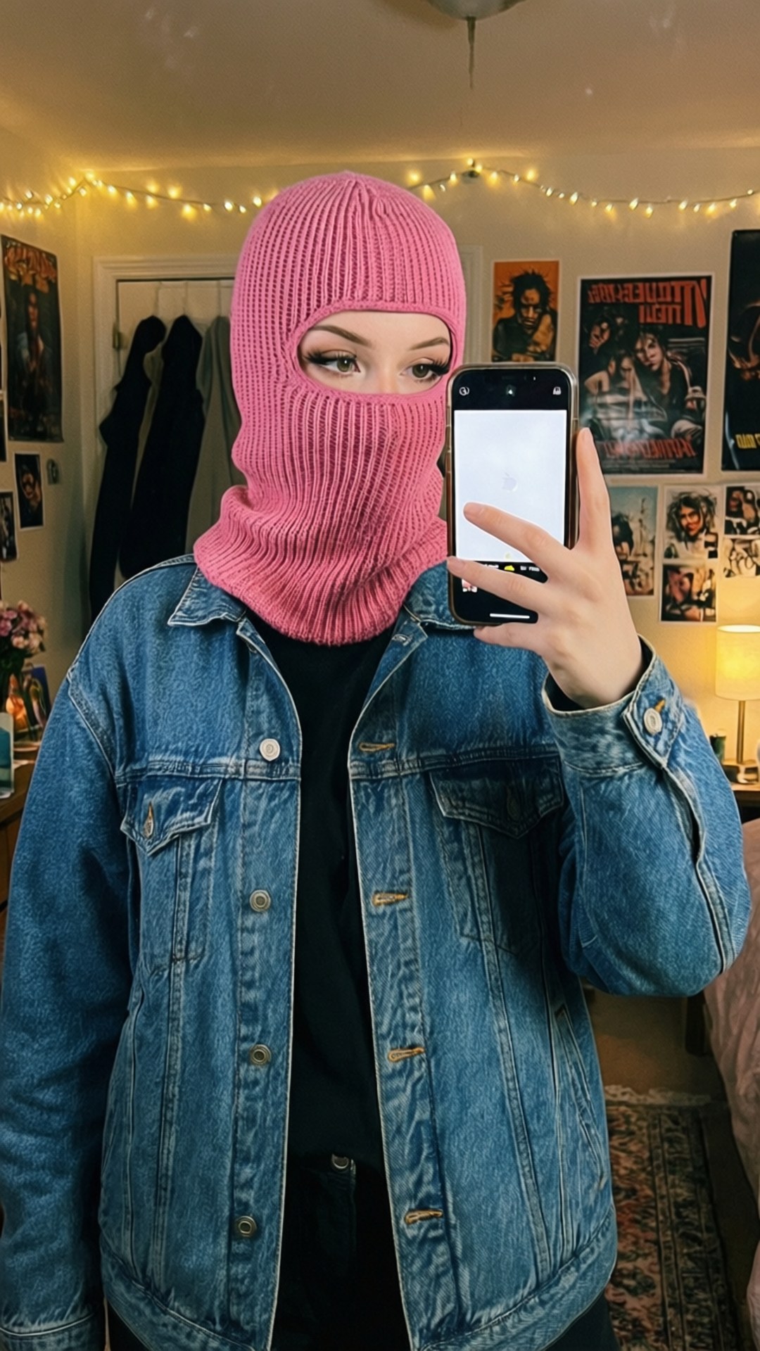 Baddie Ayna Selfie'si Duvar Kağıdı