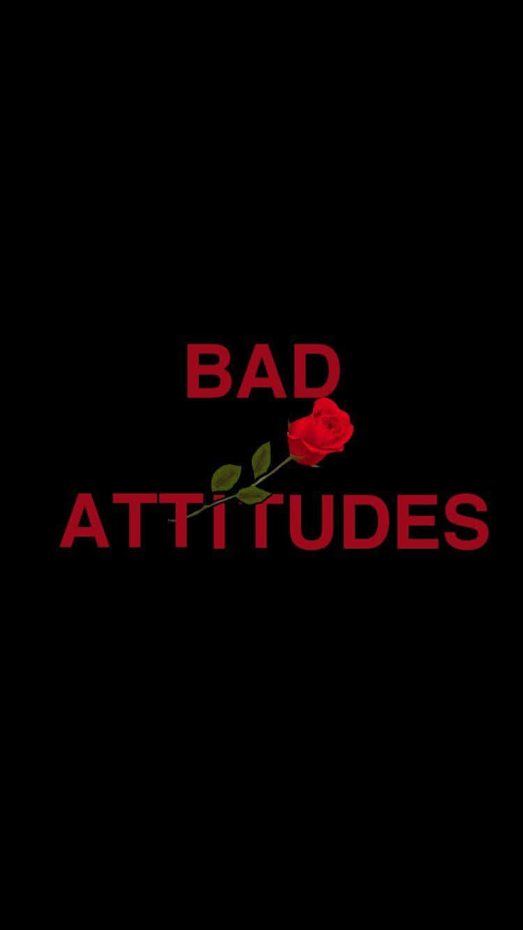 Baddie Tavırları ve Kırmızı Gül iPhone Duvar Kağıdı